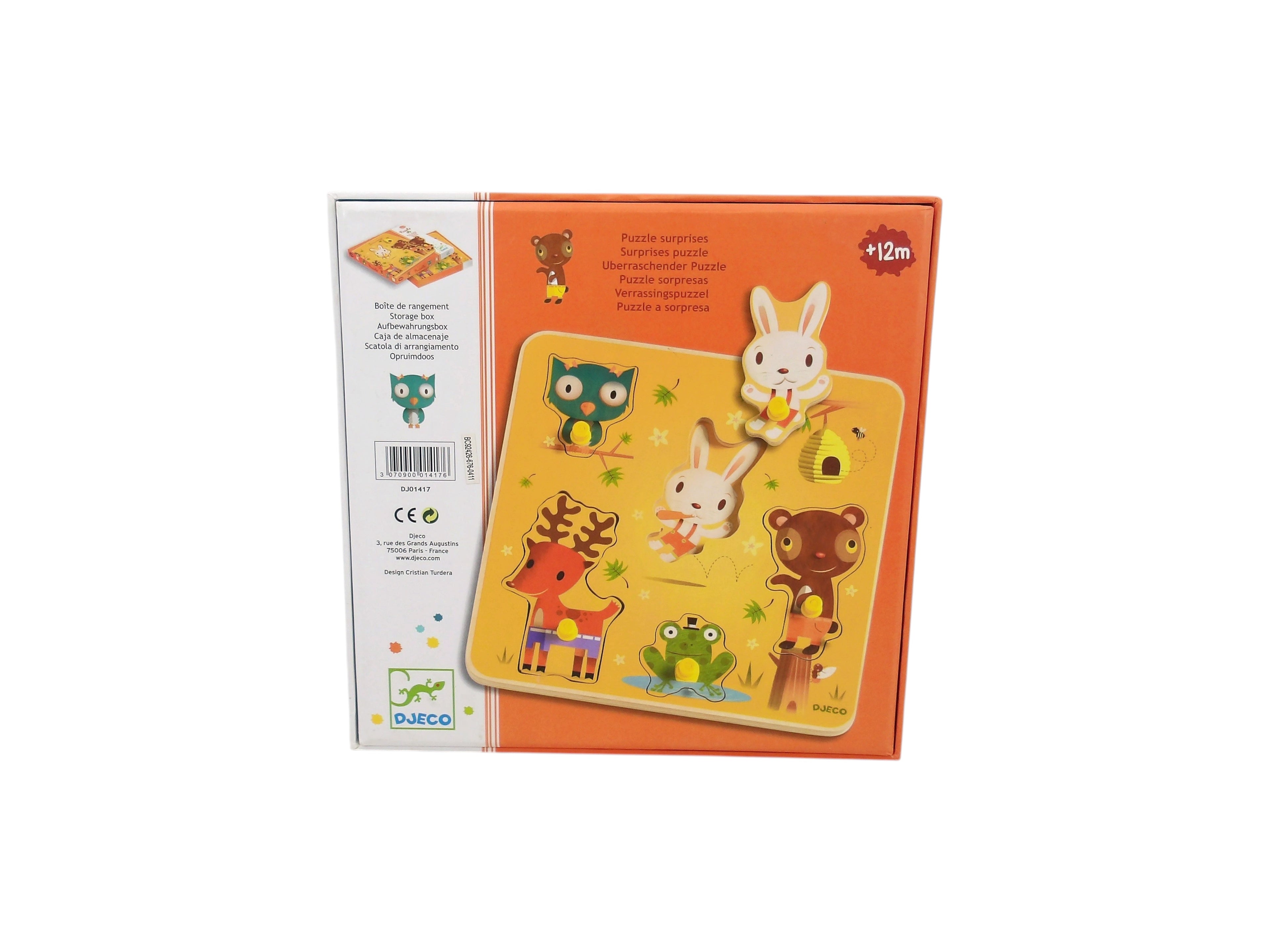 Puzzle en bois - Nono et compagnie - 5 pièces