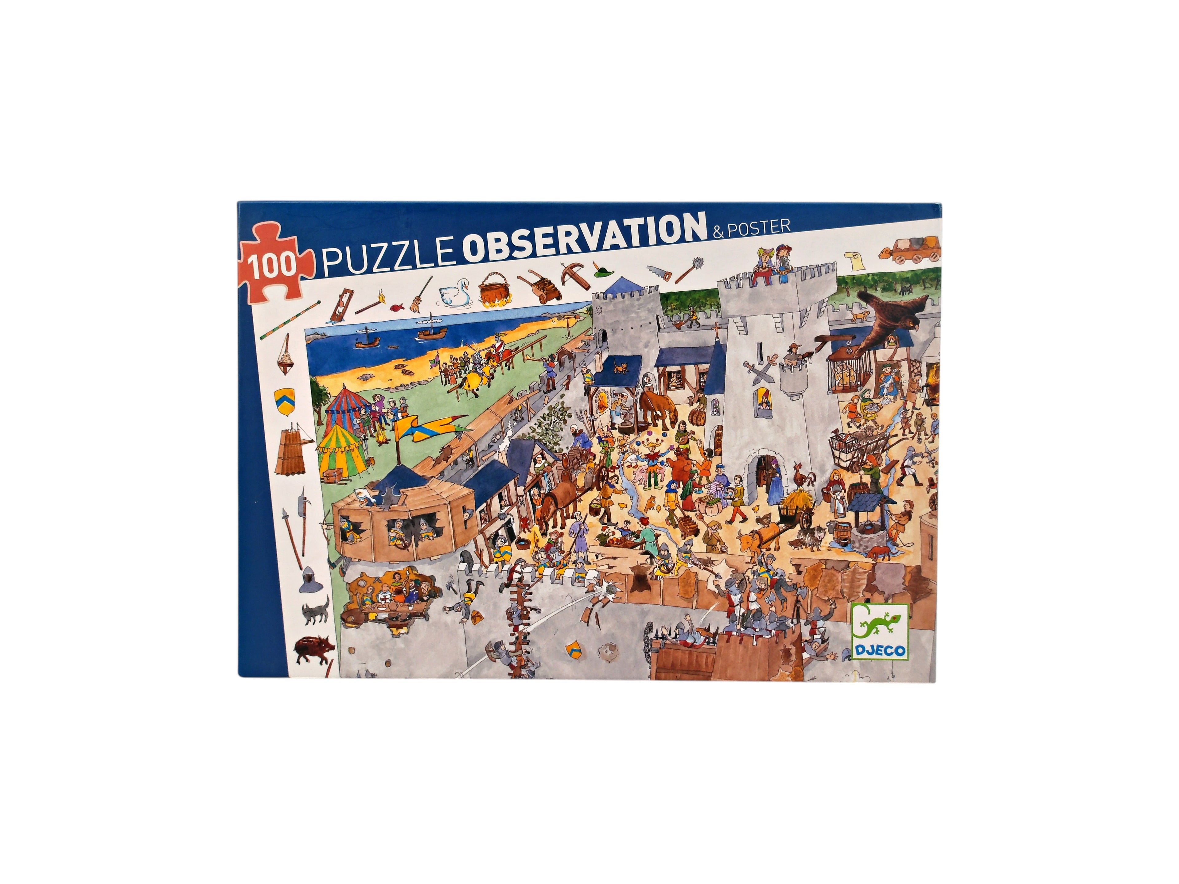Puzzle découvertes - Le château fort - 100 pièces