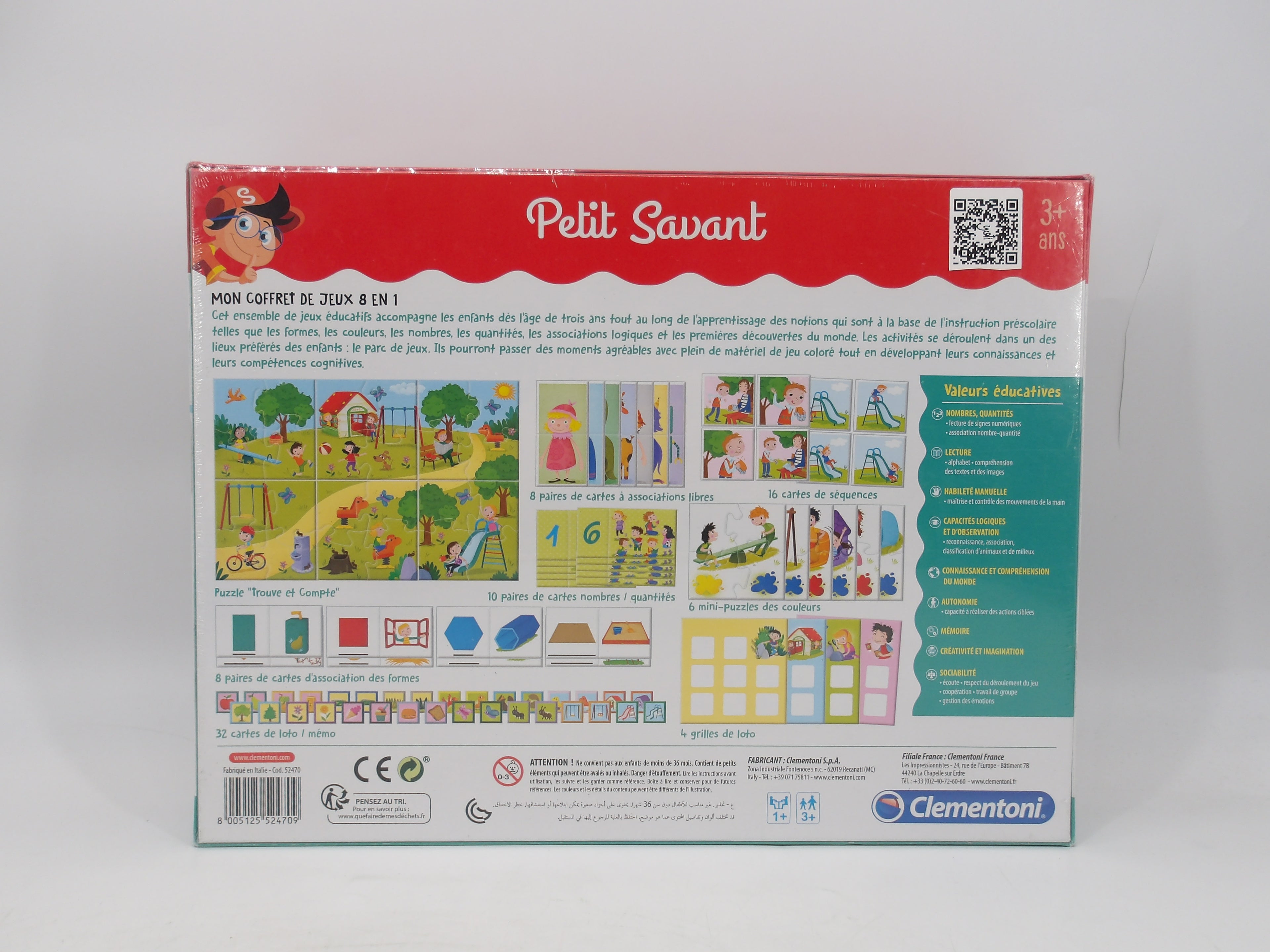 Petit savant - Mon coffret de jeux 8 en 1