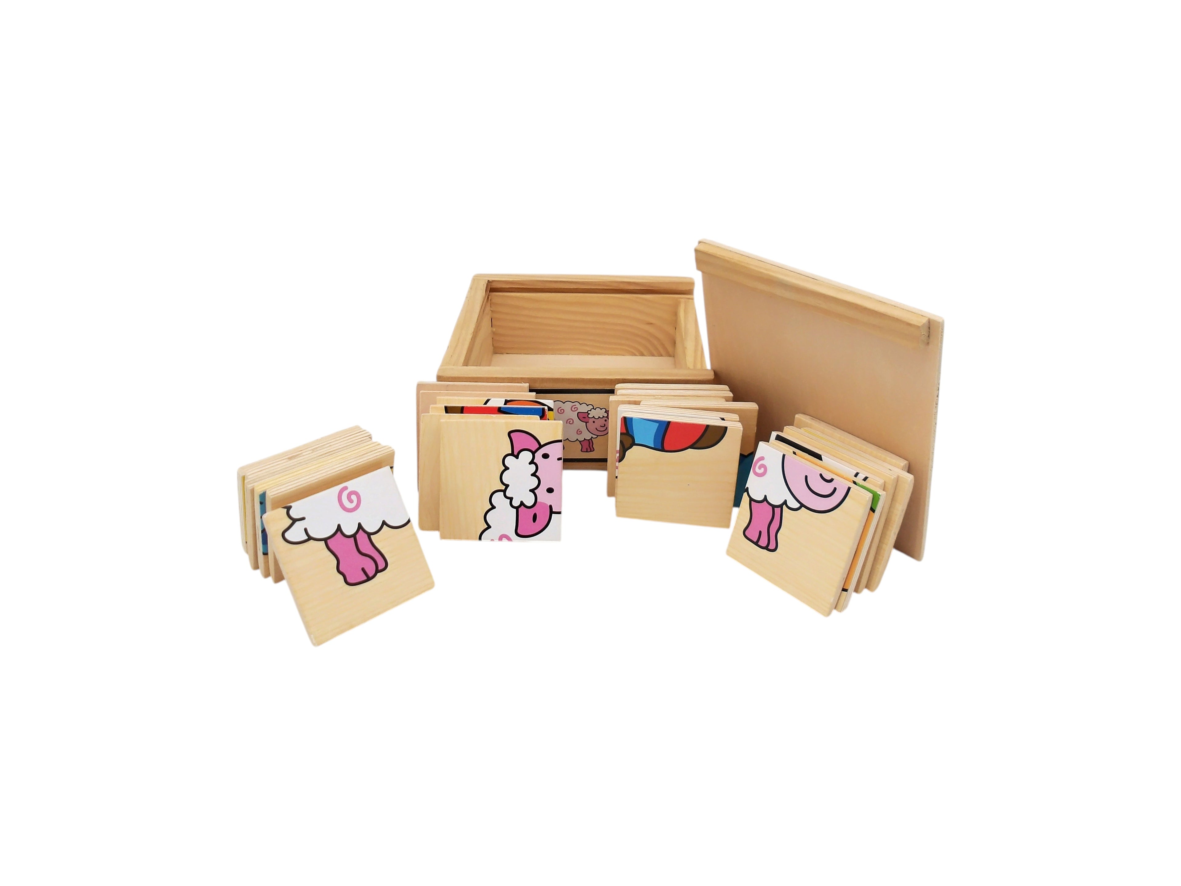Puzzle - Cubes - Animaux