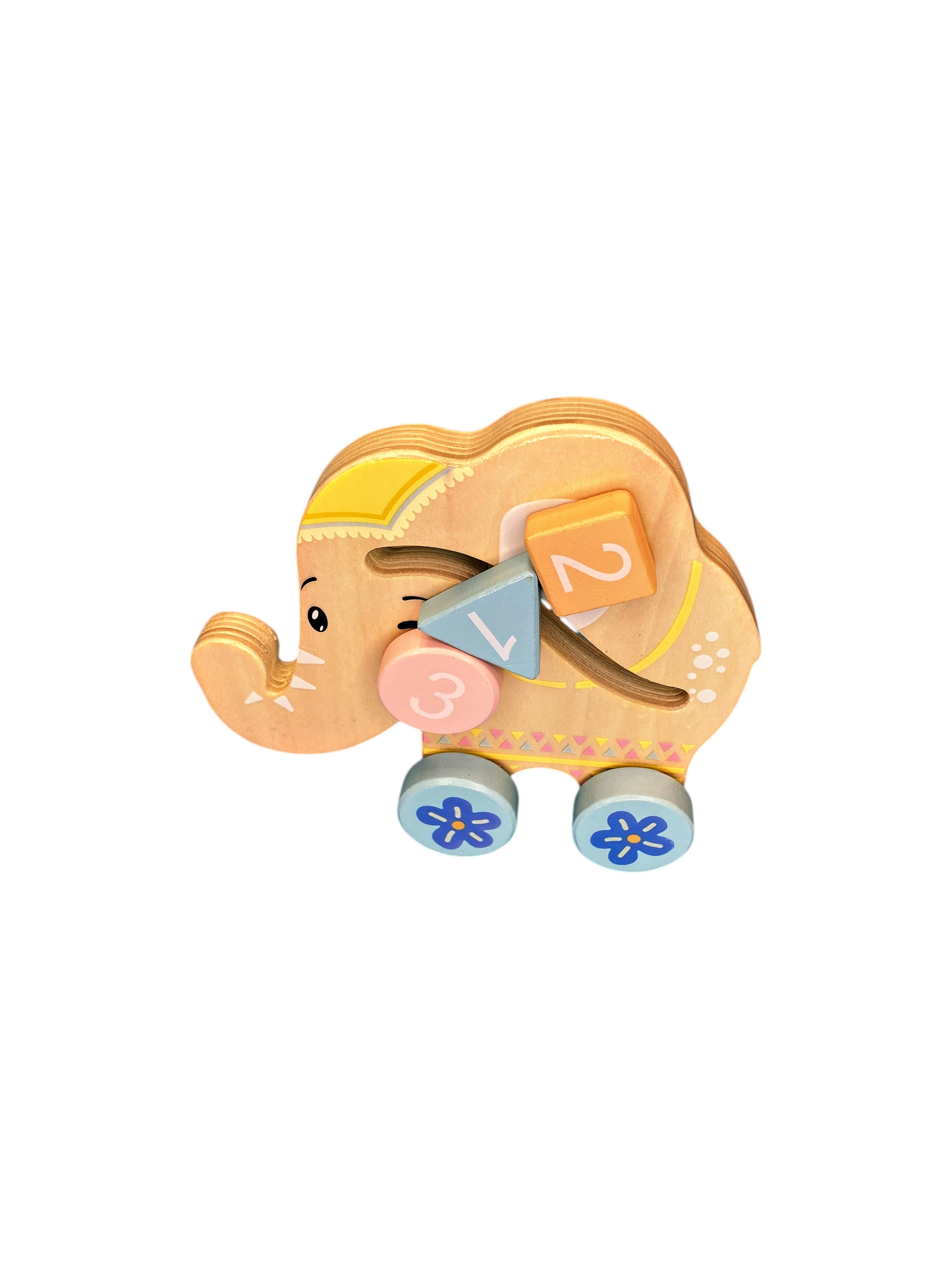 Eléphant à roulettes