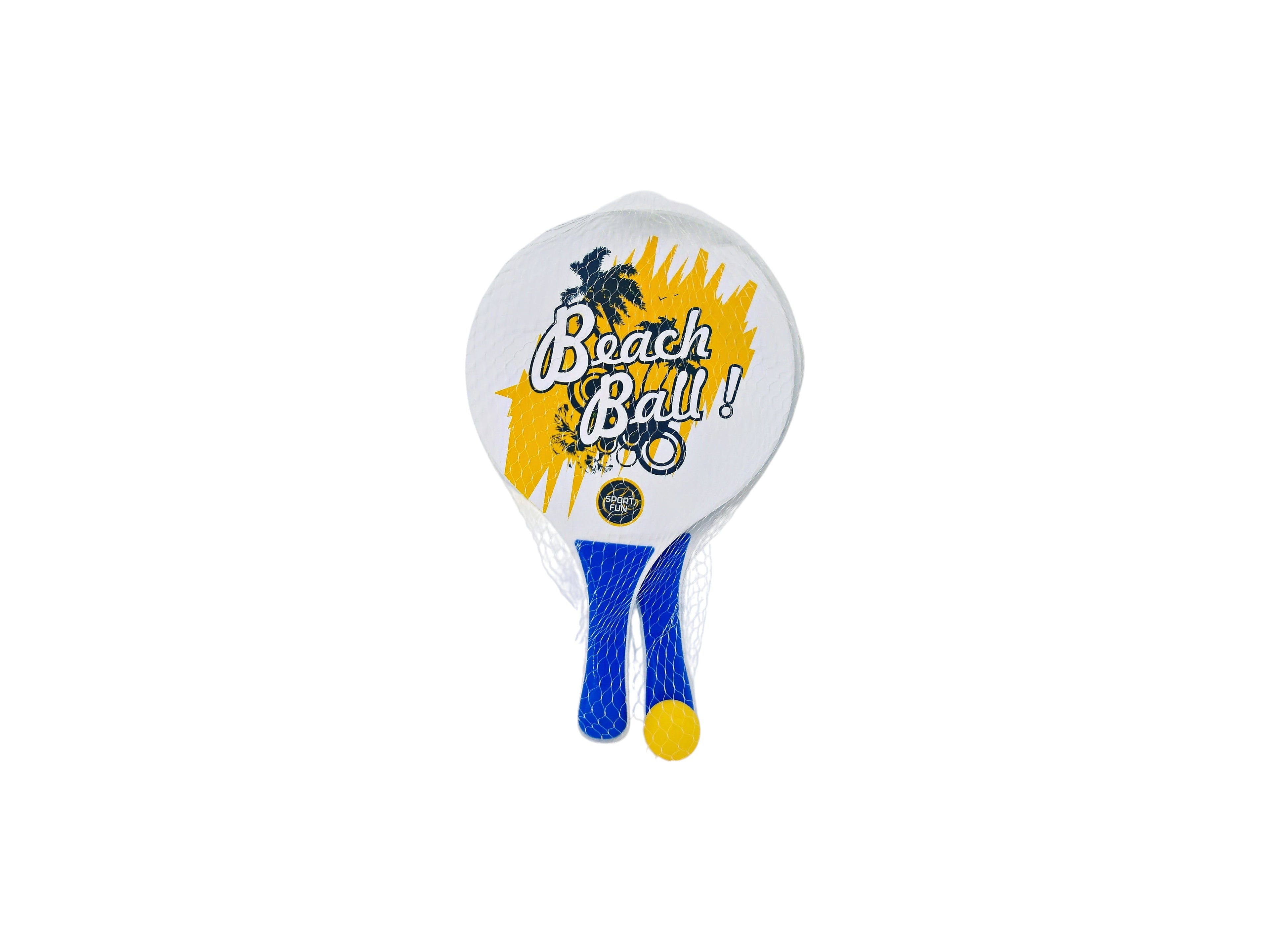 Set de 2 raquettes de plage avec balle