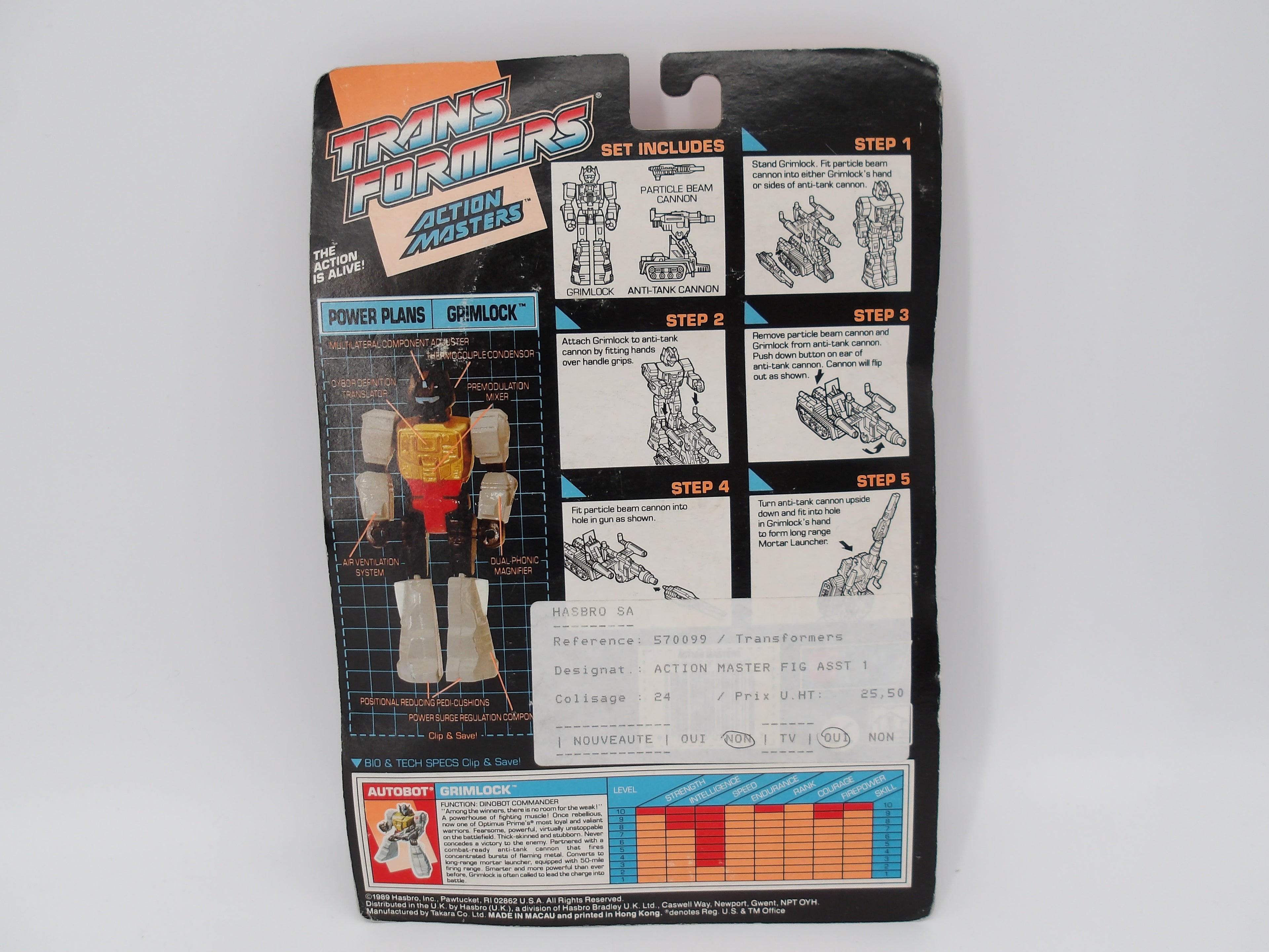 Figurine - Transformers - G1 Action Masters Grimlock