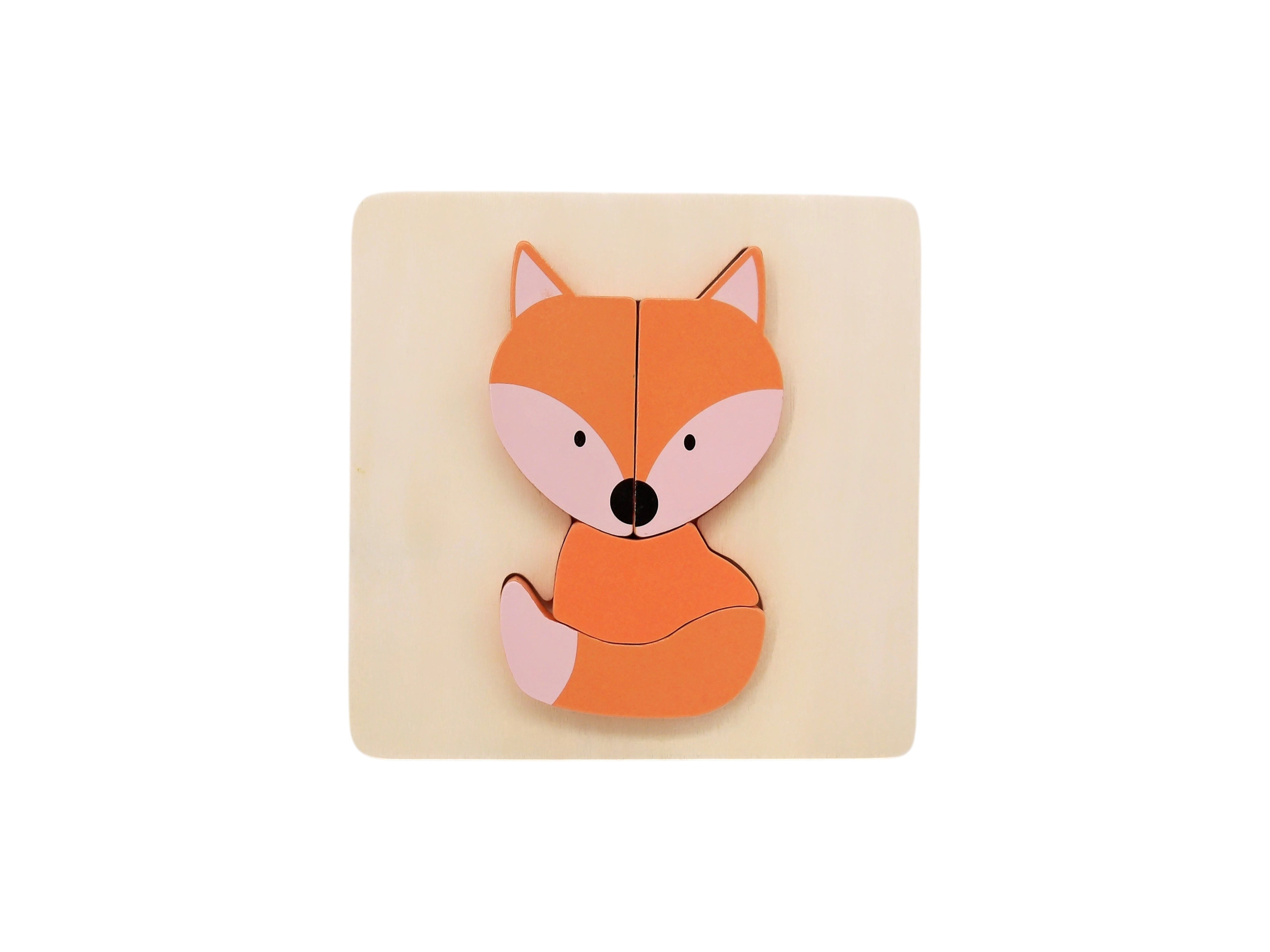 Puzzle encastrable - Renard - 4 pièces