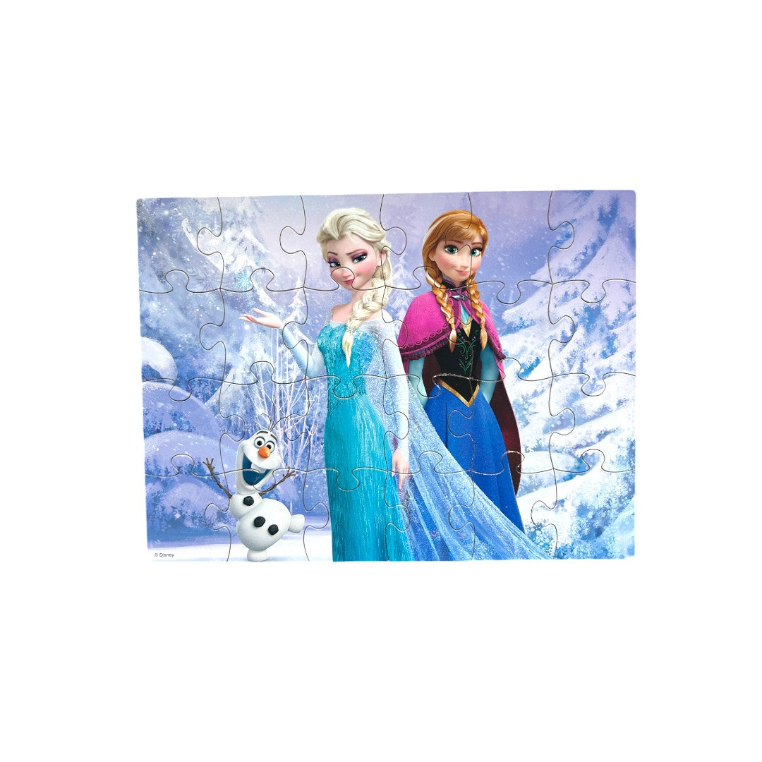 Puzzles bois - La Reine des Neiges - 3x24 pièces