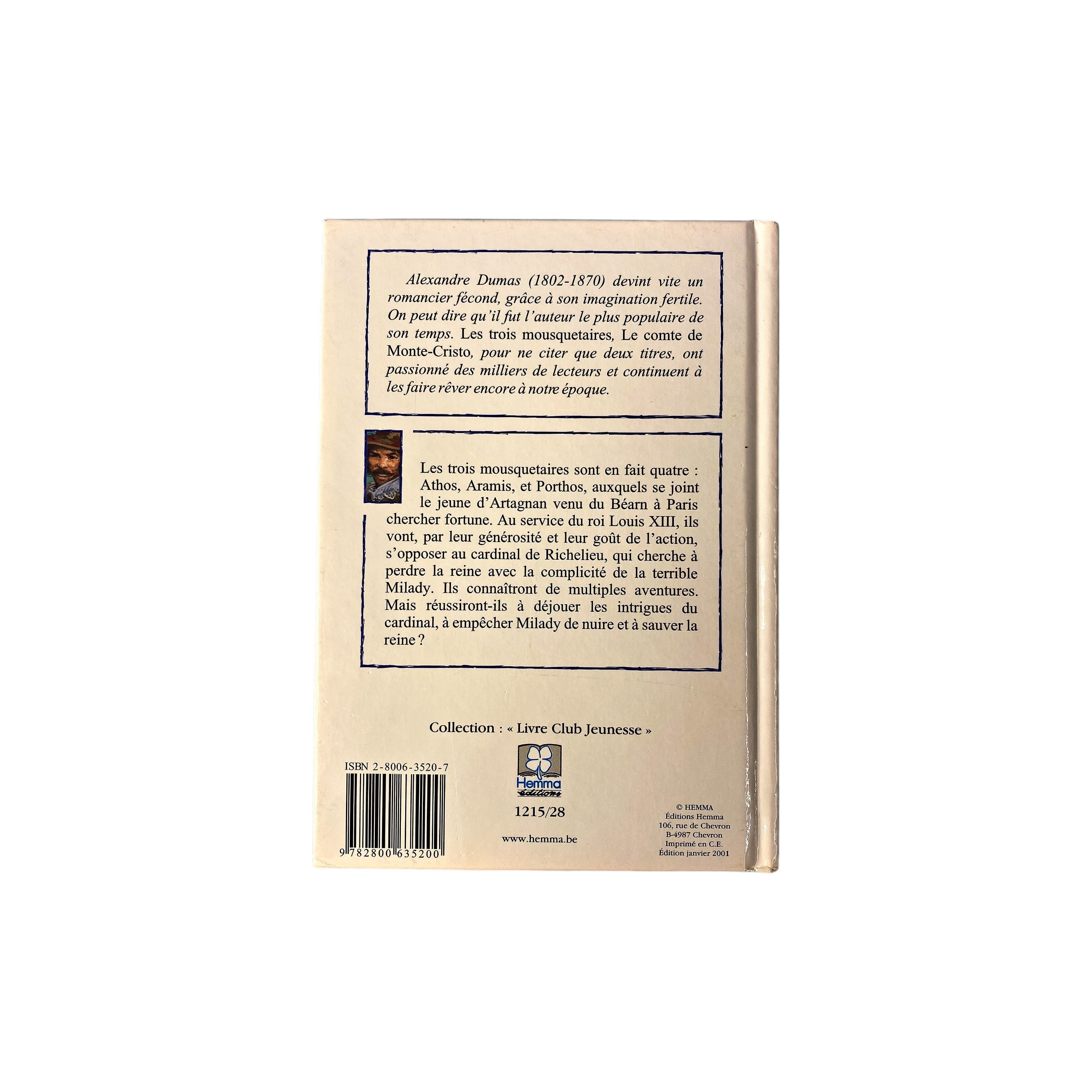 Livre Club Jeunesse - Les trois mousquetaires