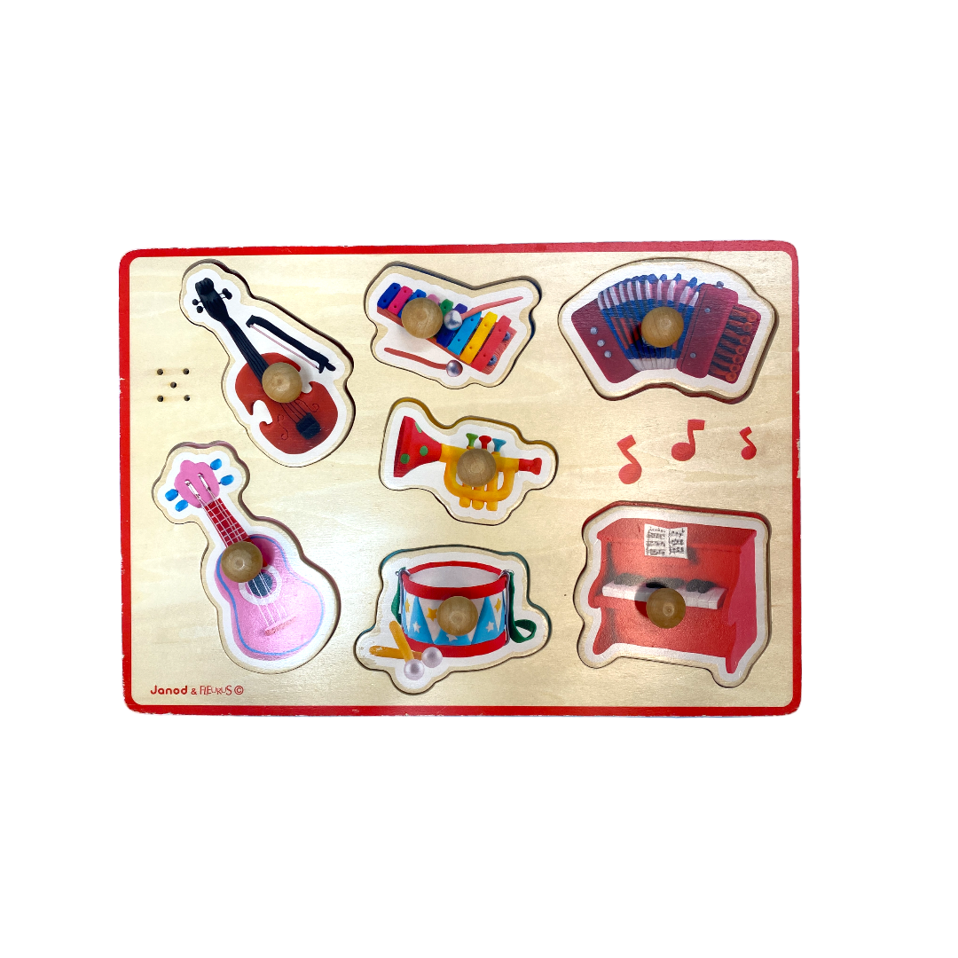 Puzzle musical - Les instruments - 7 pièces