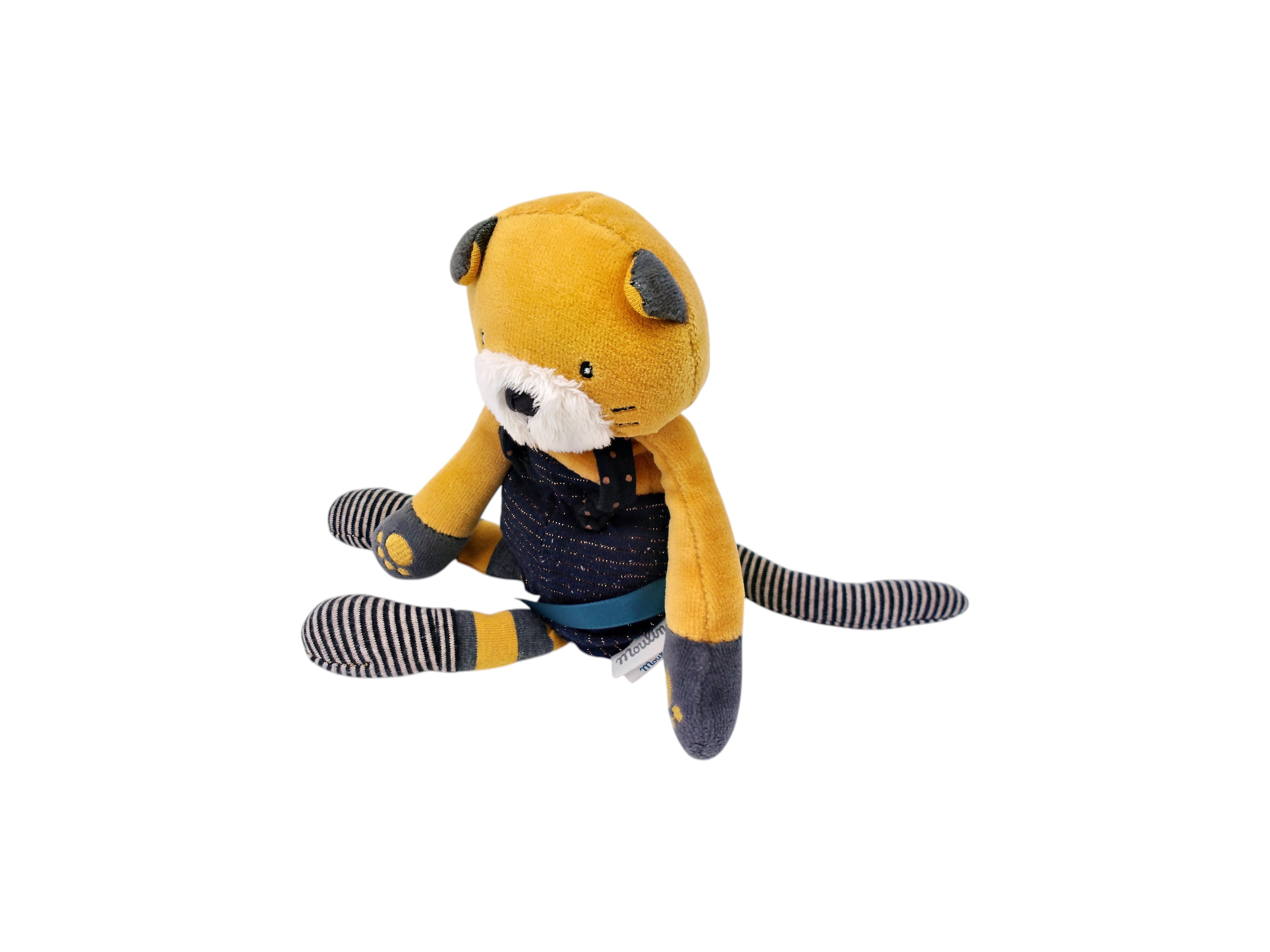 Peluche - Chat Moutarde - Lulu les Moustaches