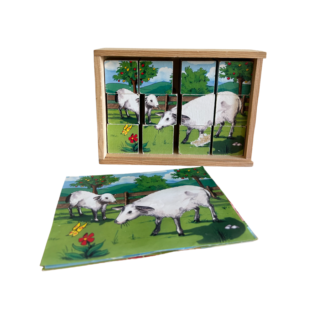 Nature & Découvertes - Mes premiers cubes en bois - La ferme