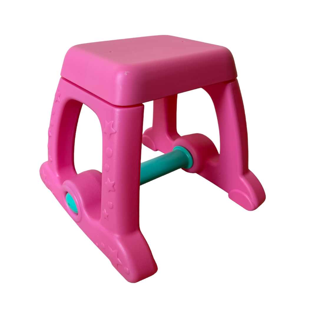 Petit tabouret rose