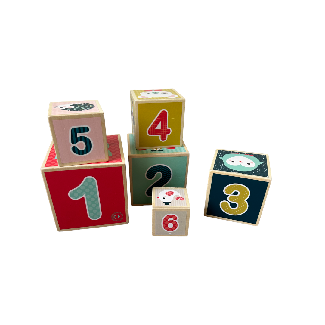 Janod - Pyramide de cubes Baby Forest