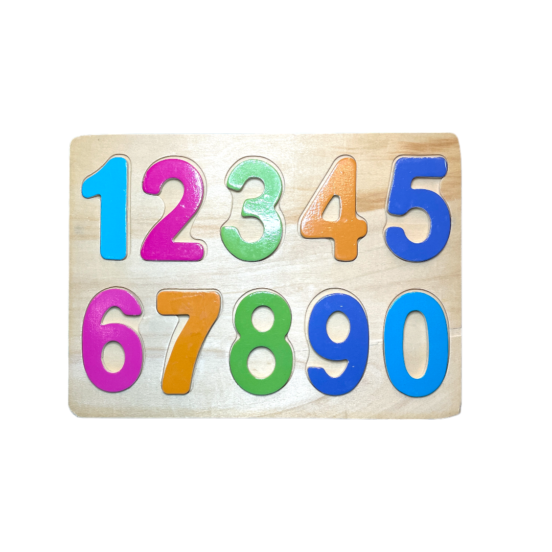 Puzzle bois - Chiffres