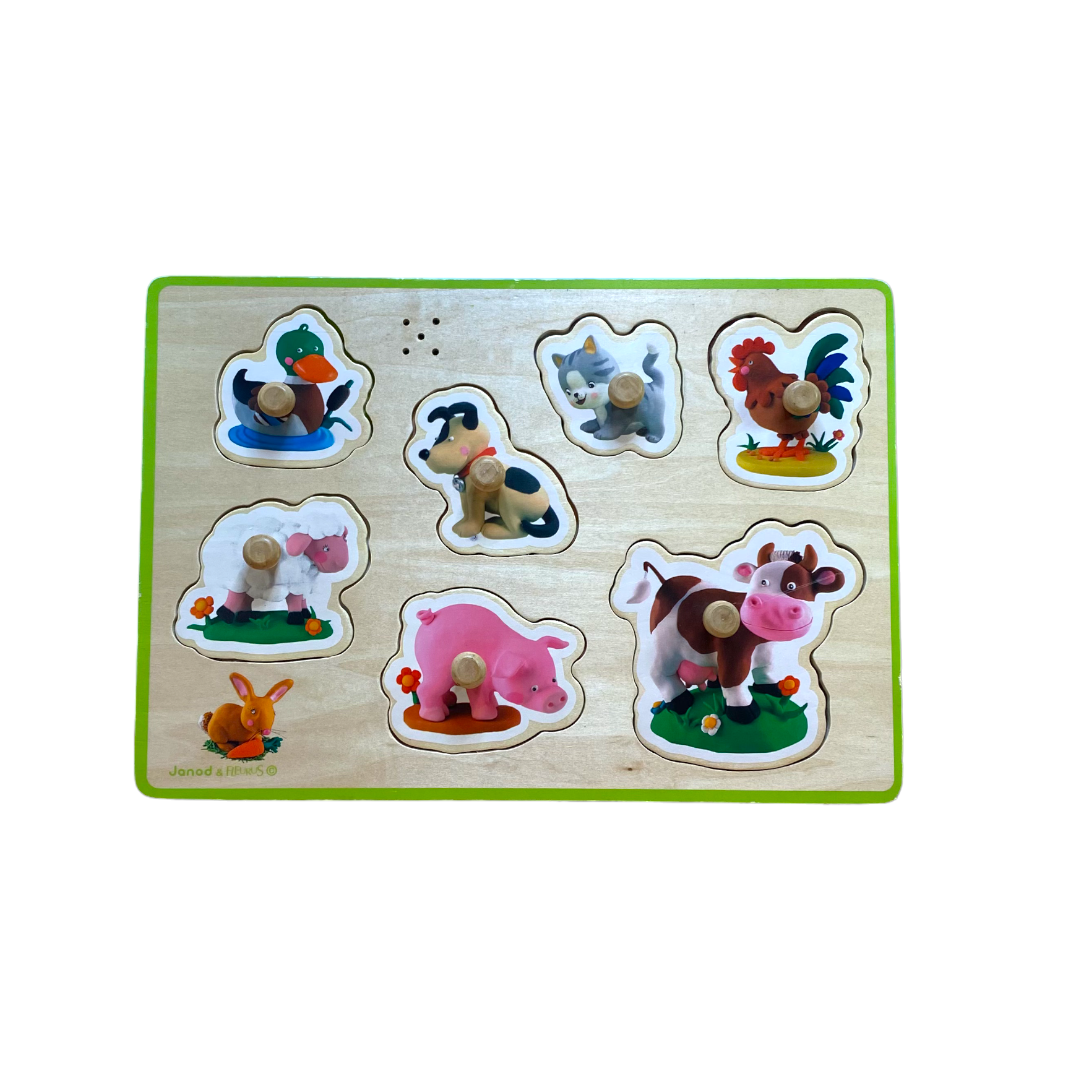 Janod - Puzzle musical - Ferme
