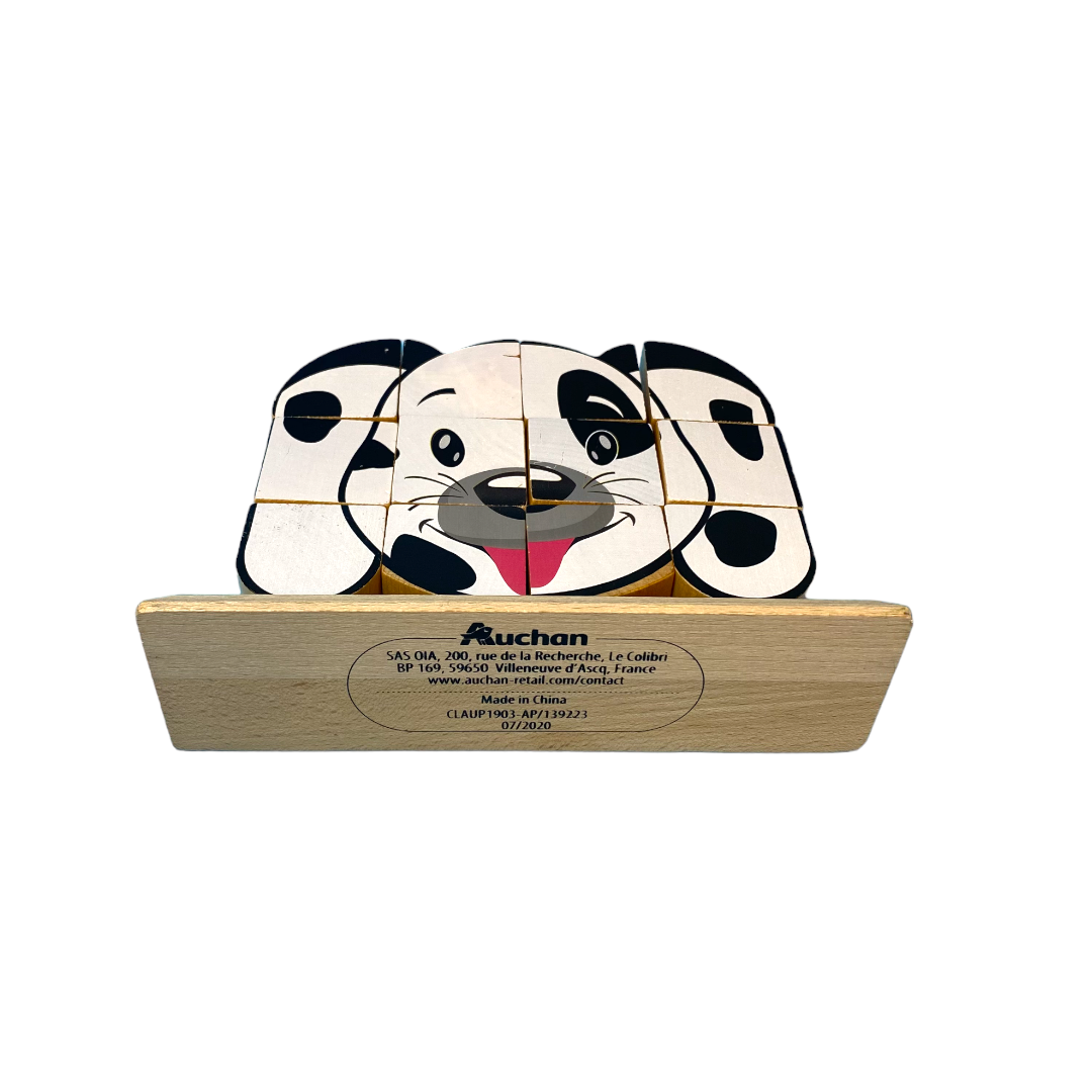 Auchan - Puzzle bois - Dalmatien - 12 pièces