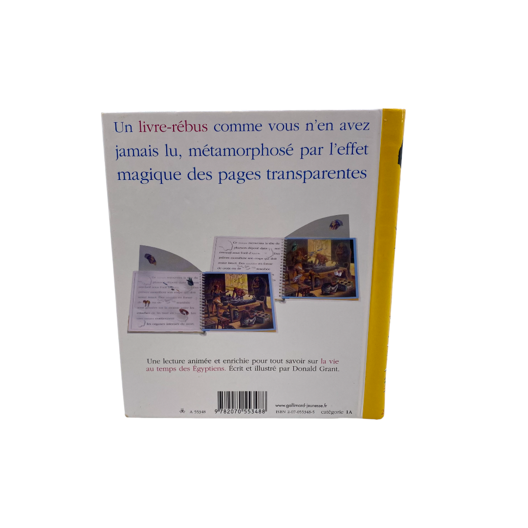 Livre rébus - Vie au temps des égyptiens