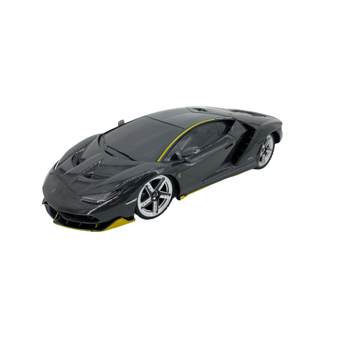 Lamborghini voiture de sport volant induction télécommande de charge modèle  de voiture jouet 1:24 gris