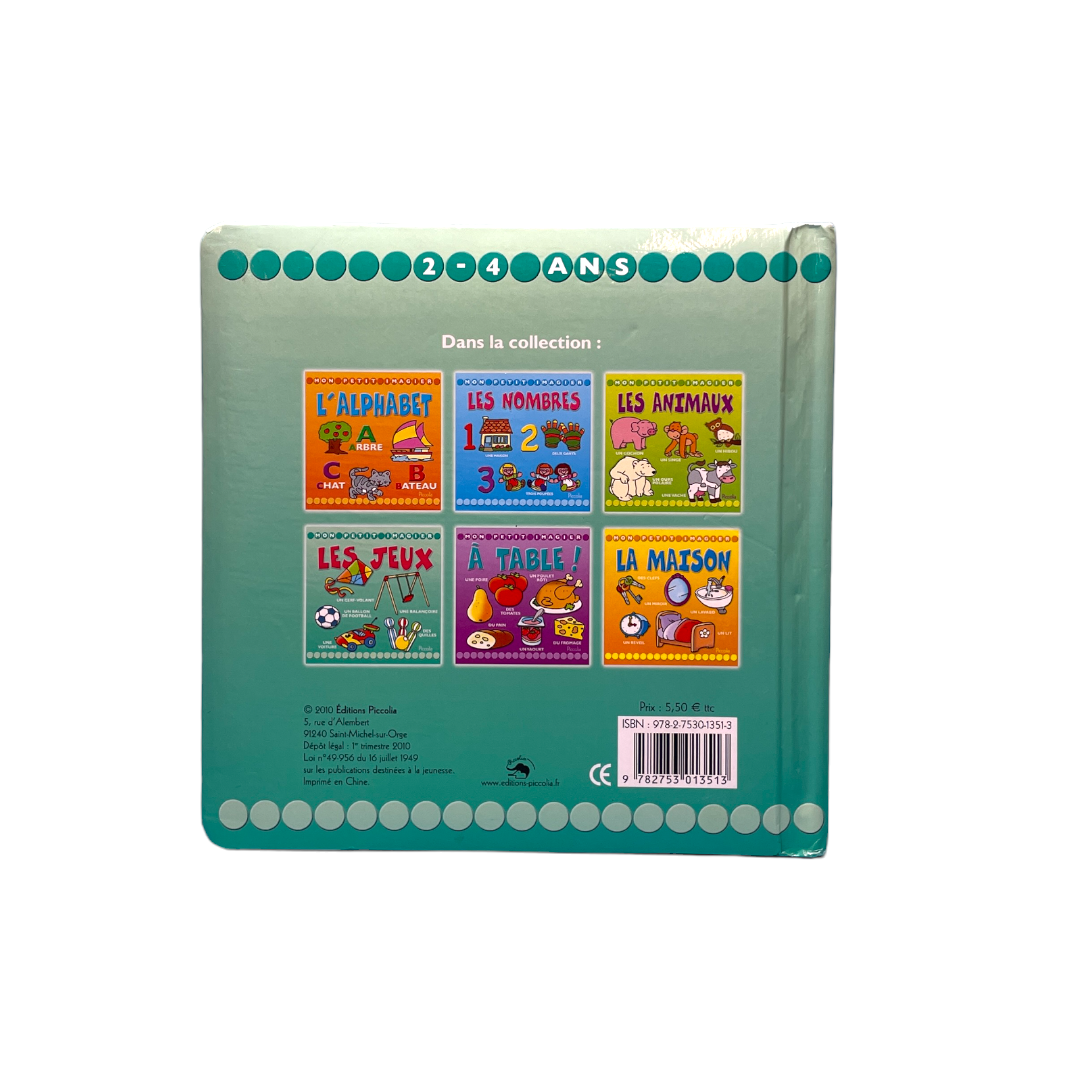 Mon petit imagier - Les jeux