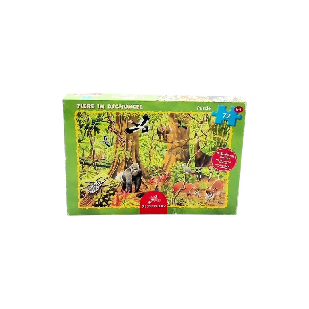 Puzzle - Animaux de la jungle - 72 pièces