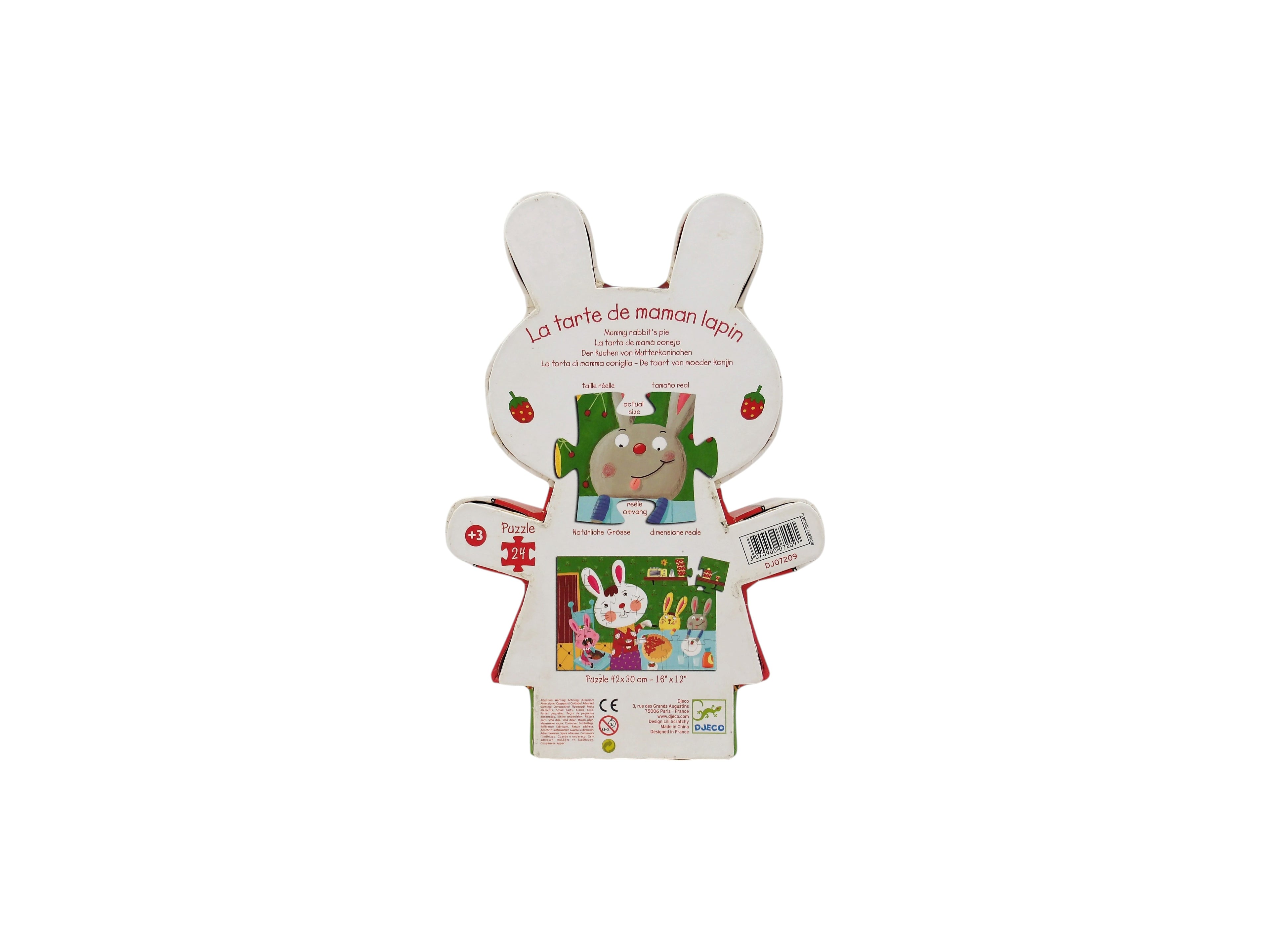 Puzzle - La tarte de maman lapin - 24 pièces