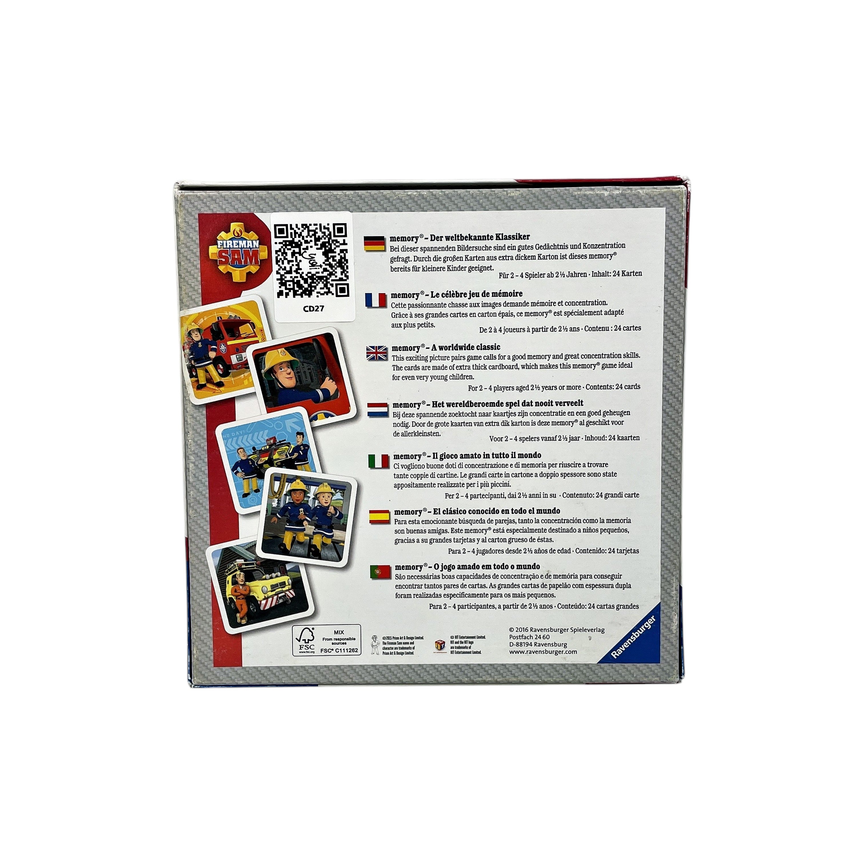 My first memory - Sam le pompier- Édition 2016