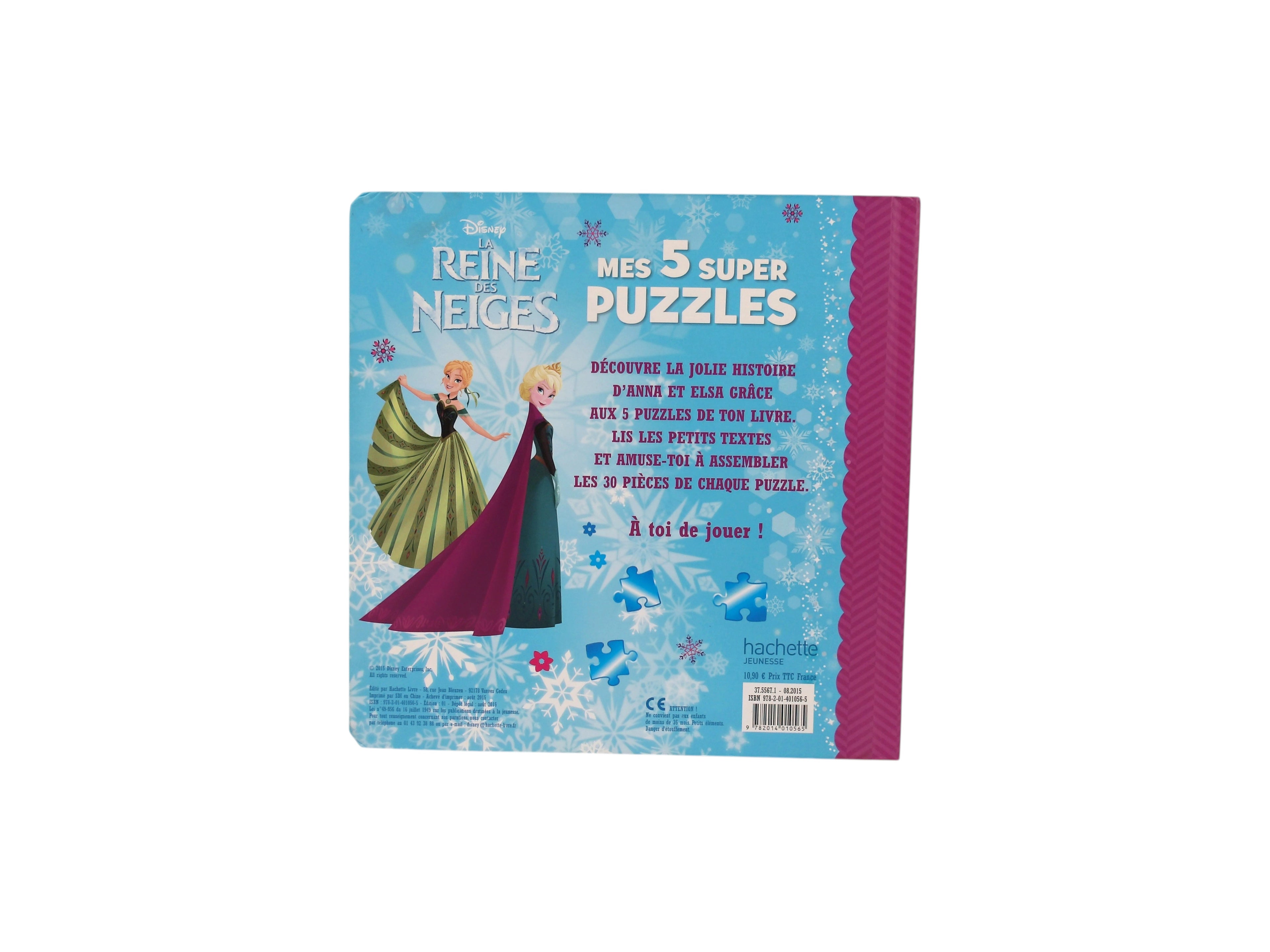 Puzzle - Mes 5 super puzzles - La Reine des Neiges- Édition 2015