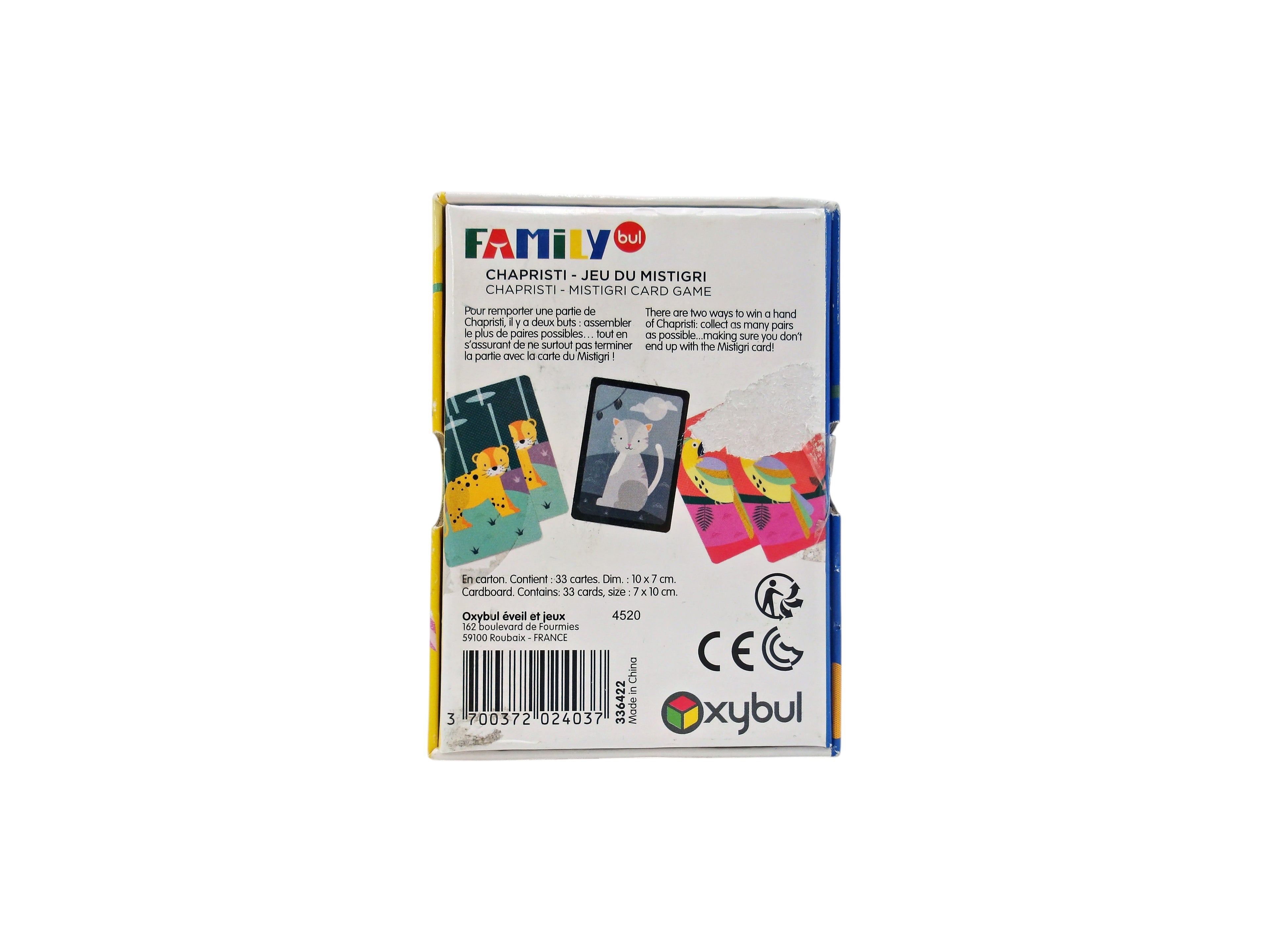 Familybul - Chapristi - Jeu Mistigri