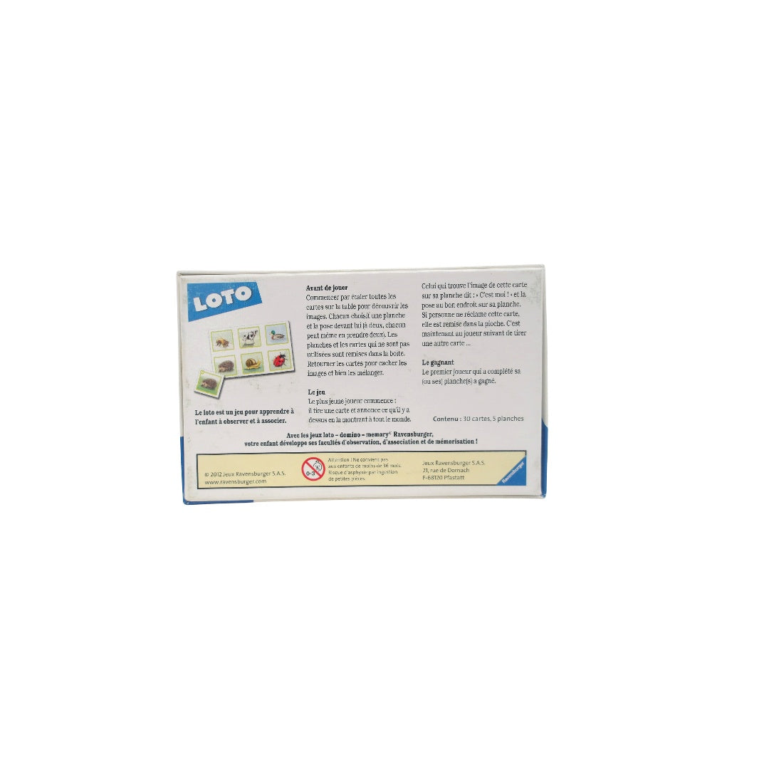 Loto des animaux familiers- Édition 2012