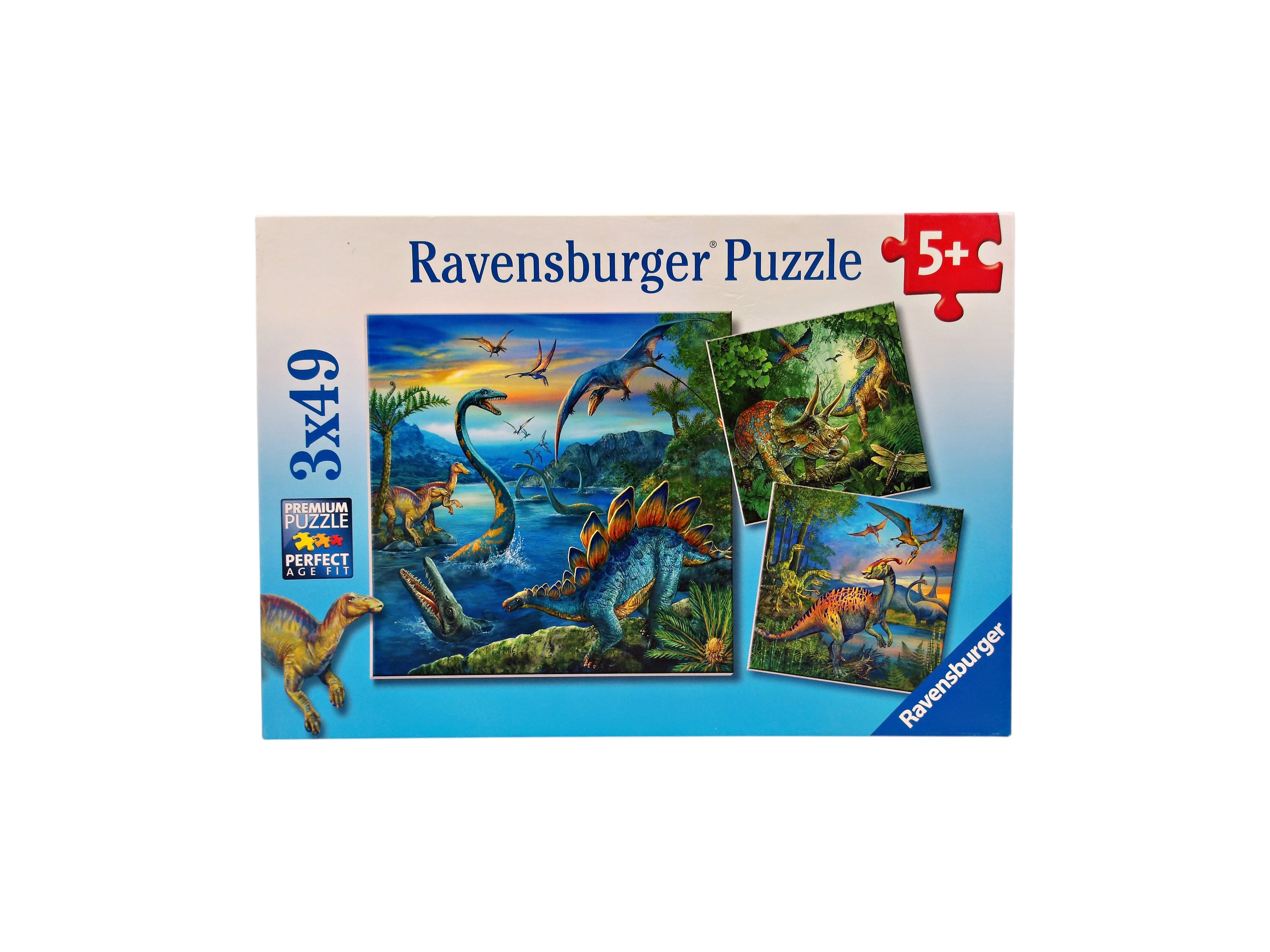 Puzzle - Les dinosaures 3 x 49 pièces- Édition 2013
