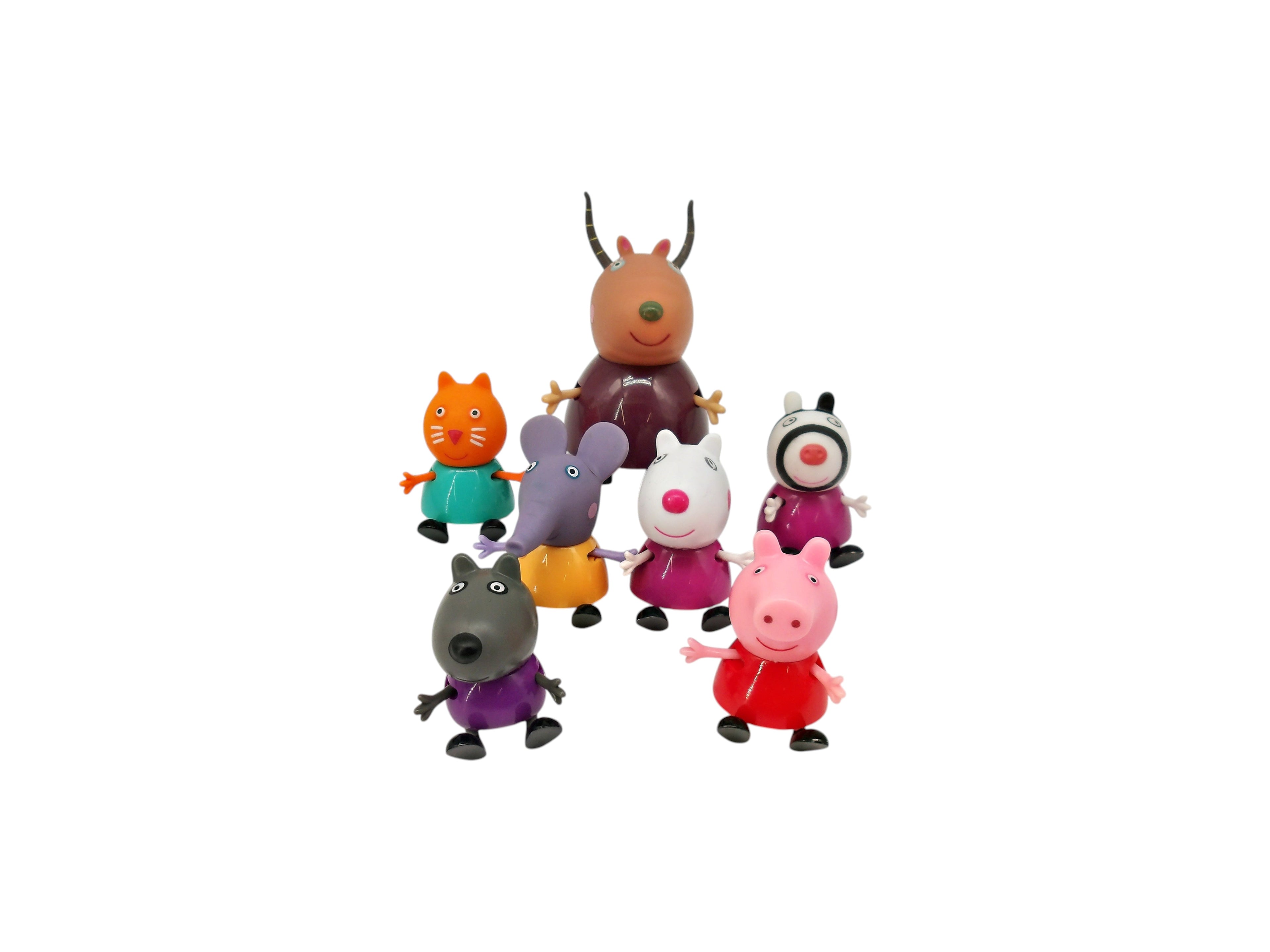 Figurines - Peppa Pig en classe - x7