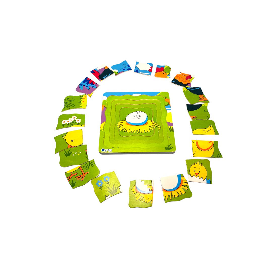 Puzzle en bois - x4