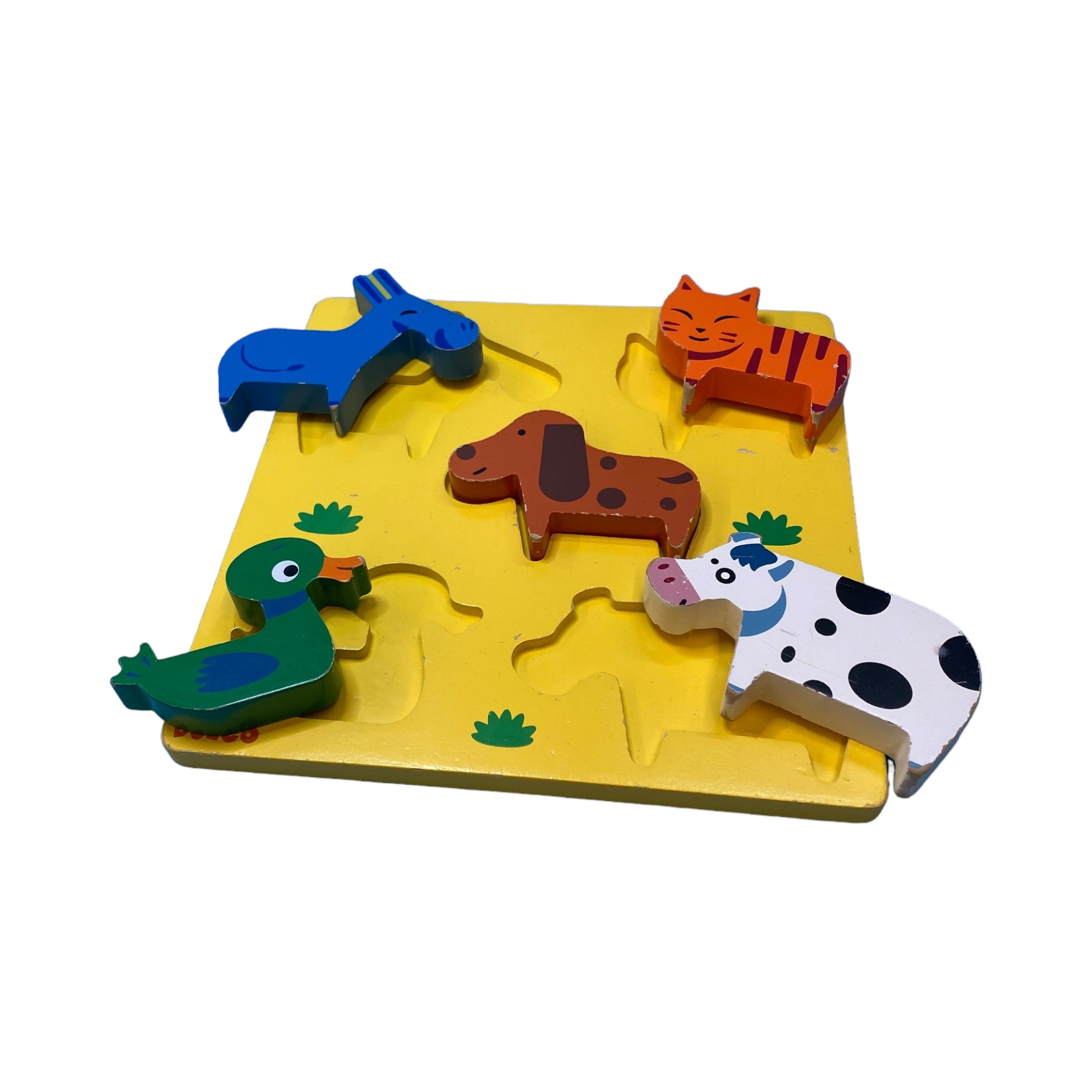 Puzzle animaux à encastrer