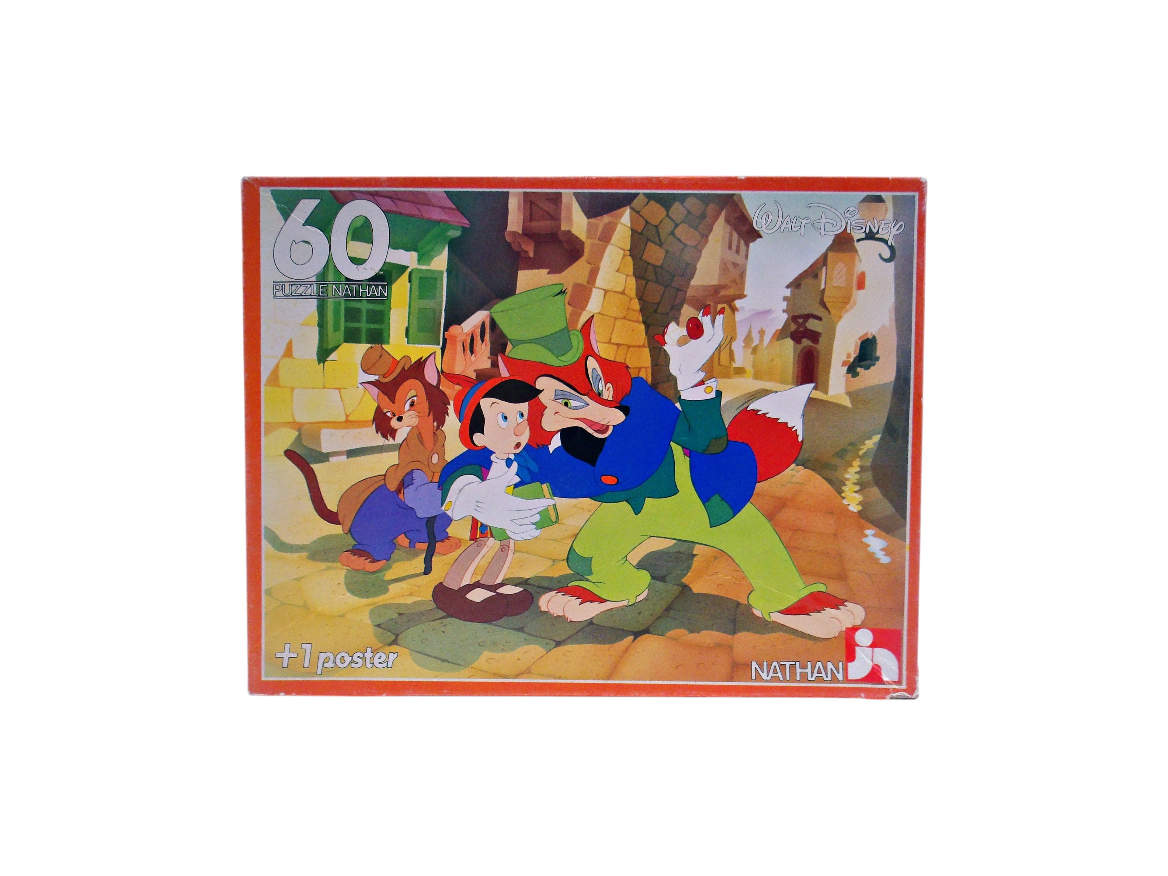 Puzzle - Le rapt de Pinocchio - 60 pièces- Édition 1989