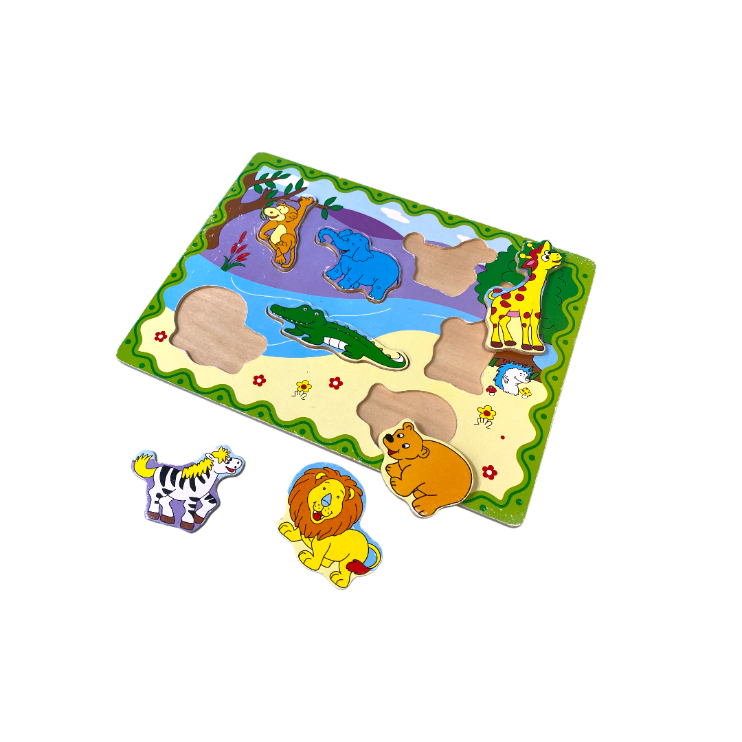 Jouet encastrable - Animaux de la savane
