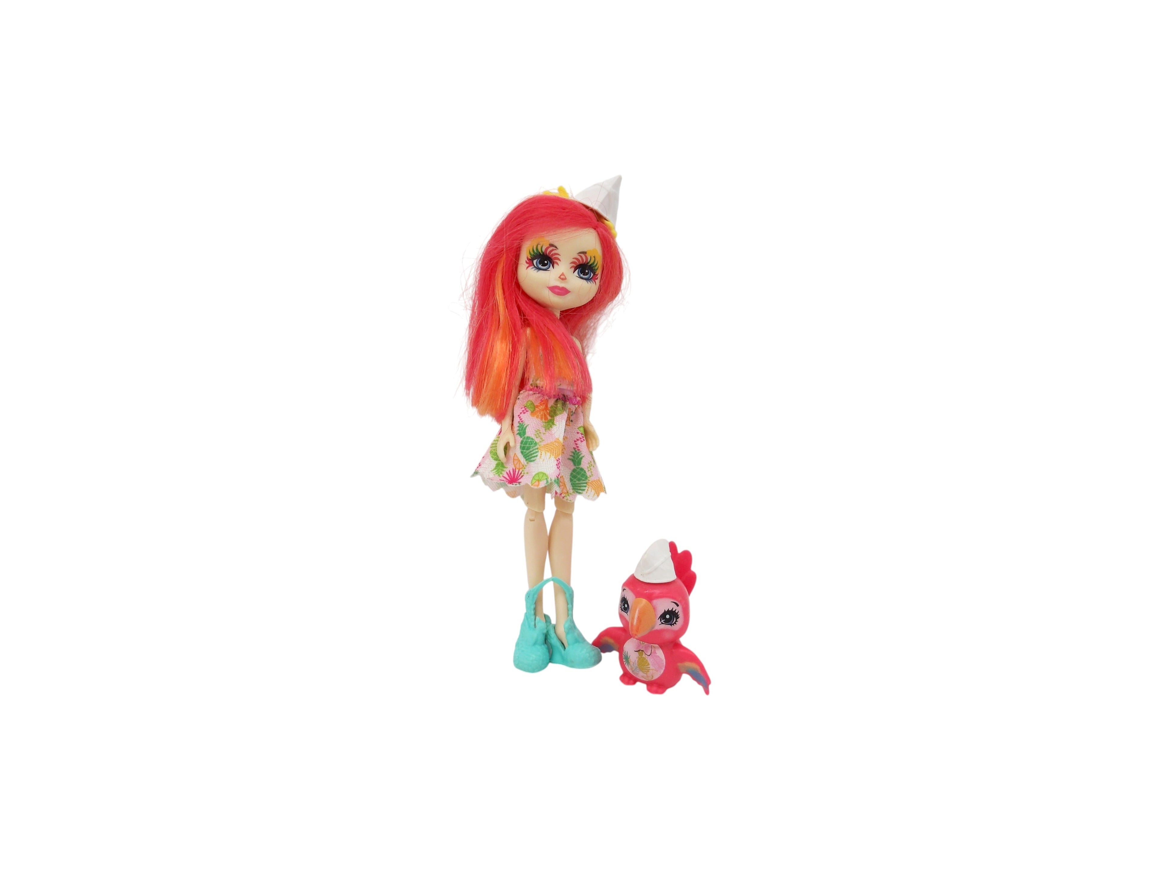 Poupée Enchantimals - Poupée Sheeny et Peeki le perroquet