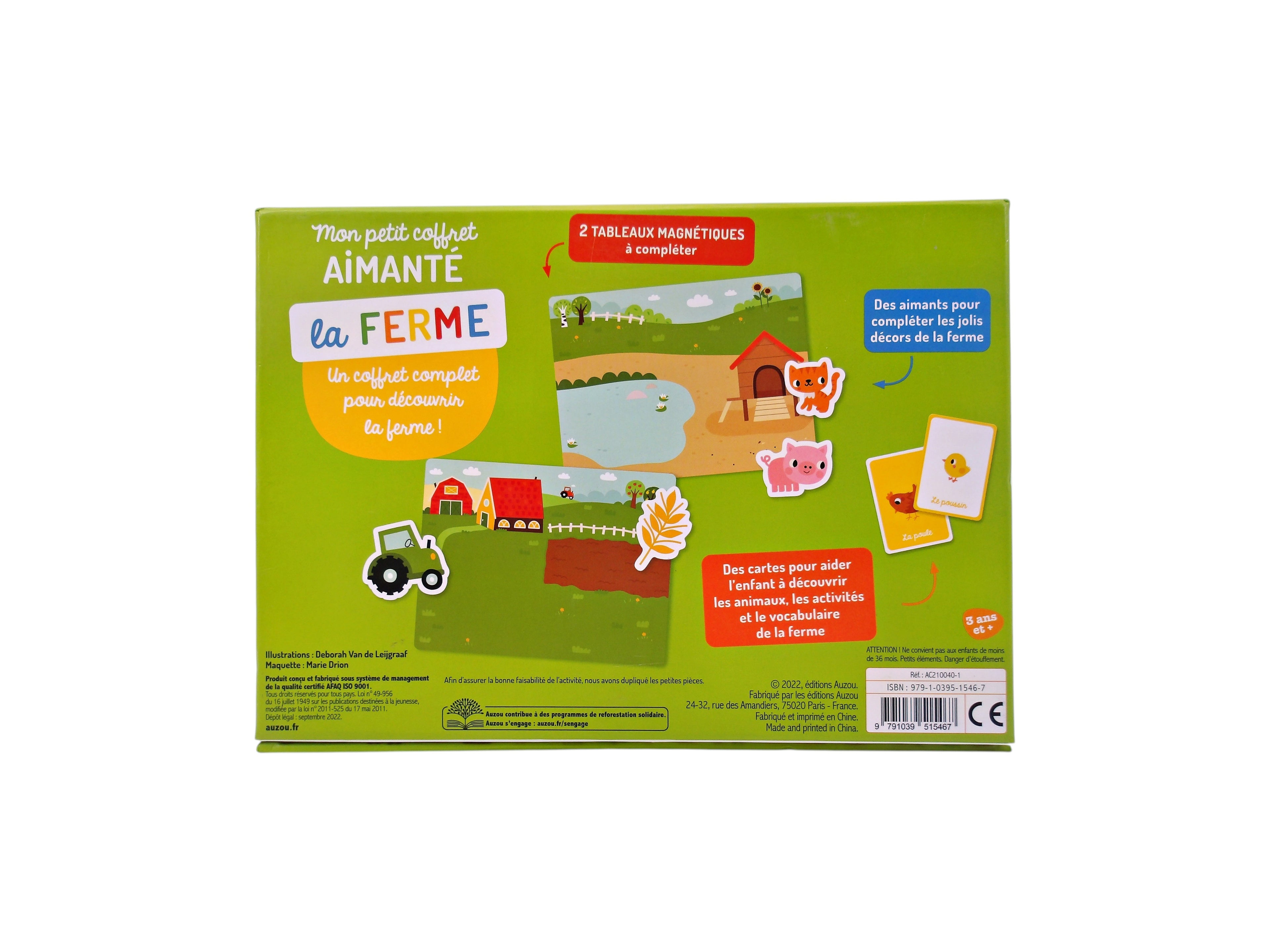 Mon petit coffret aimanté - La ferme- Édition 2022