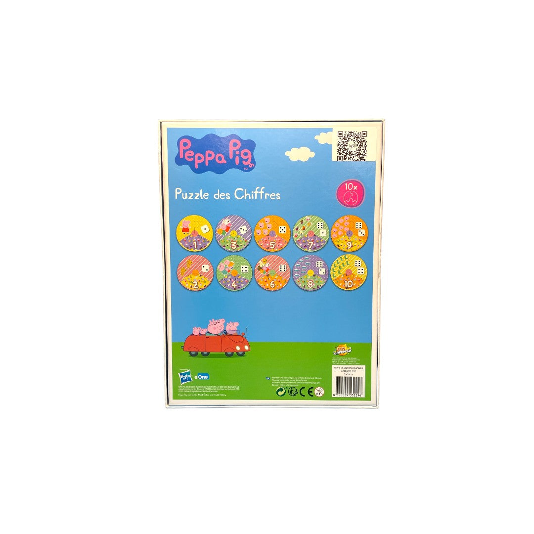 Peppa Pig - Puzzles des chiffres- Édition 2021