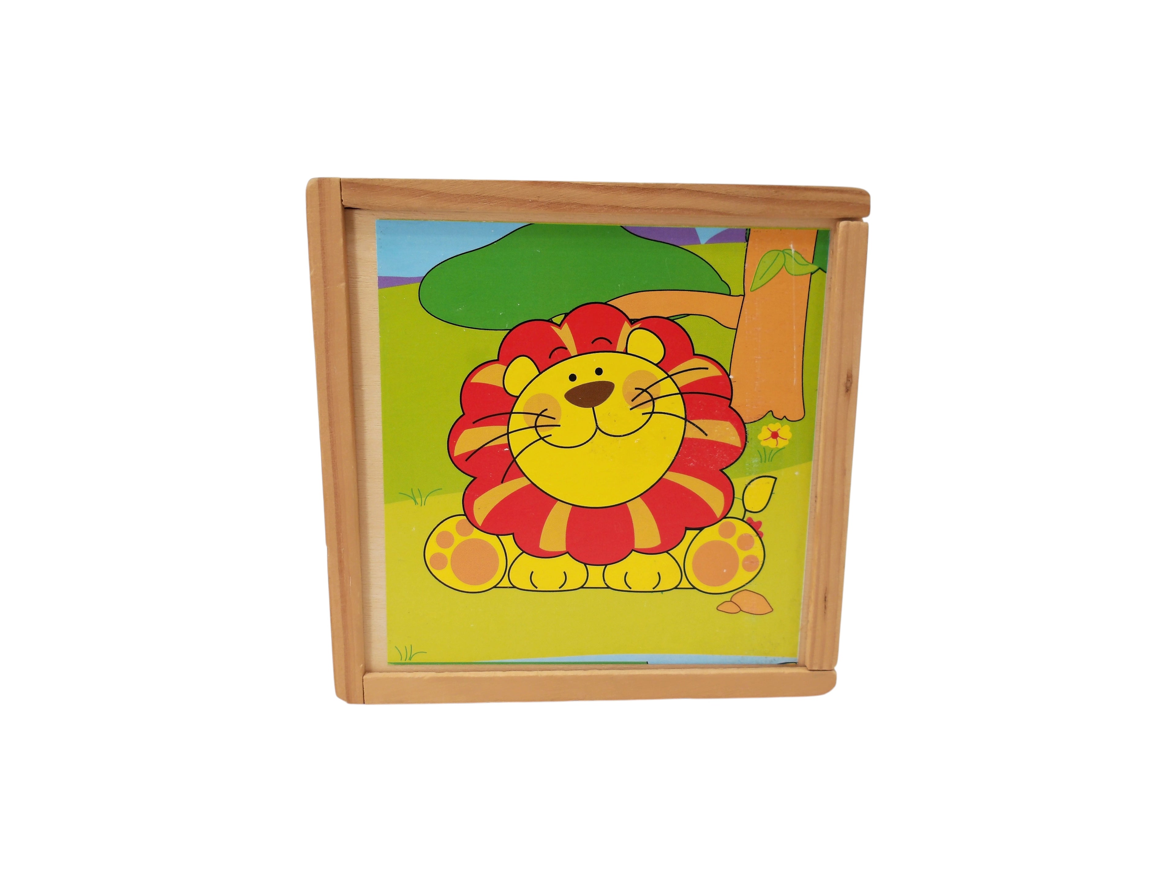 Puzzle cubes - Animaux savane