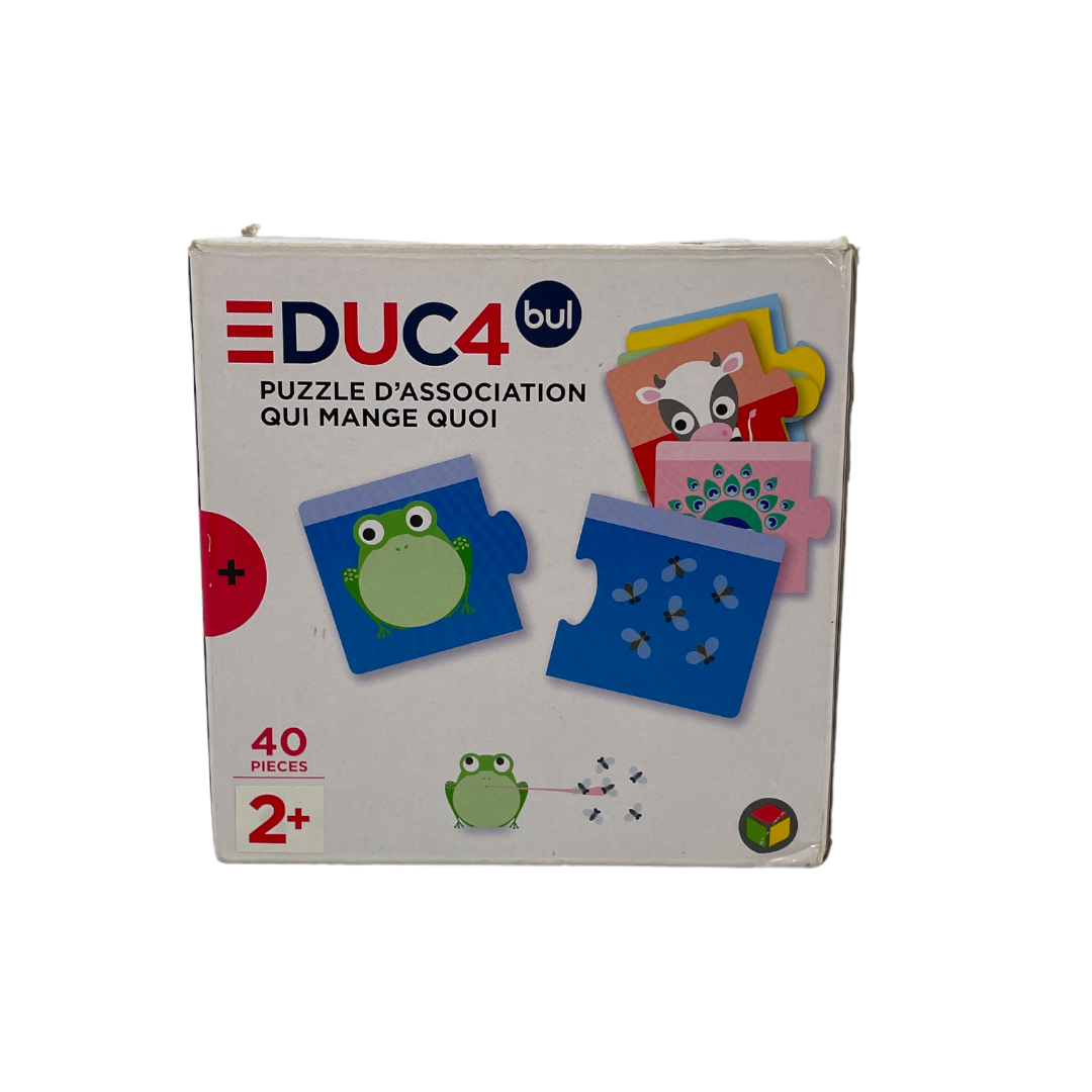 Educa puzzle - Qui mange quoi ?