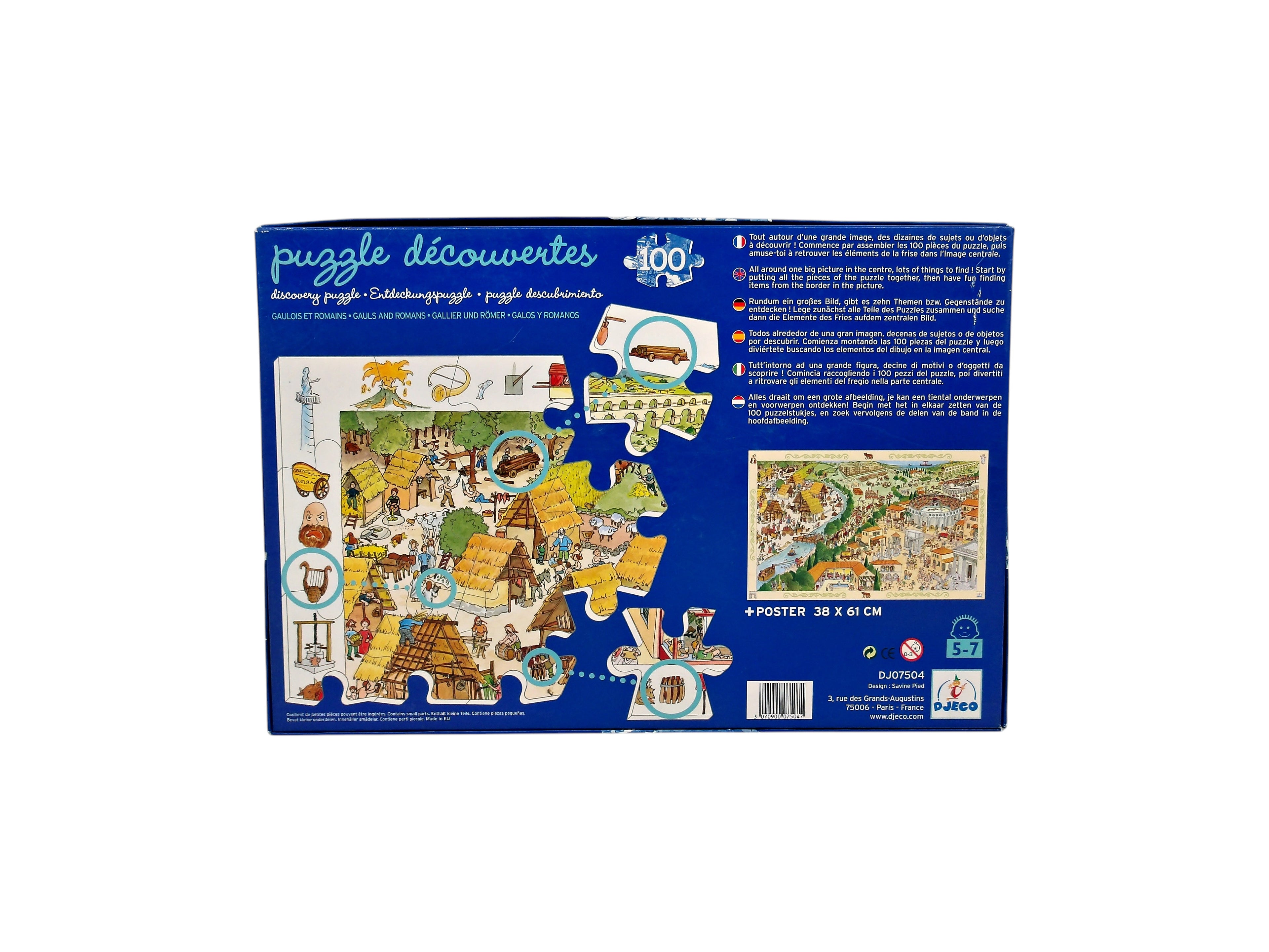 Puzzle - 100 pièces - Gaulois et romains