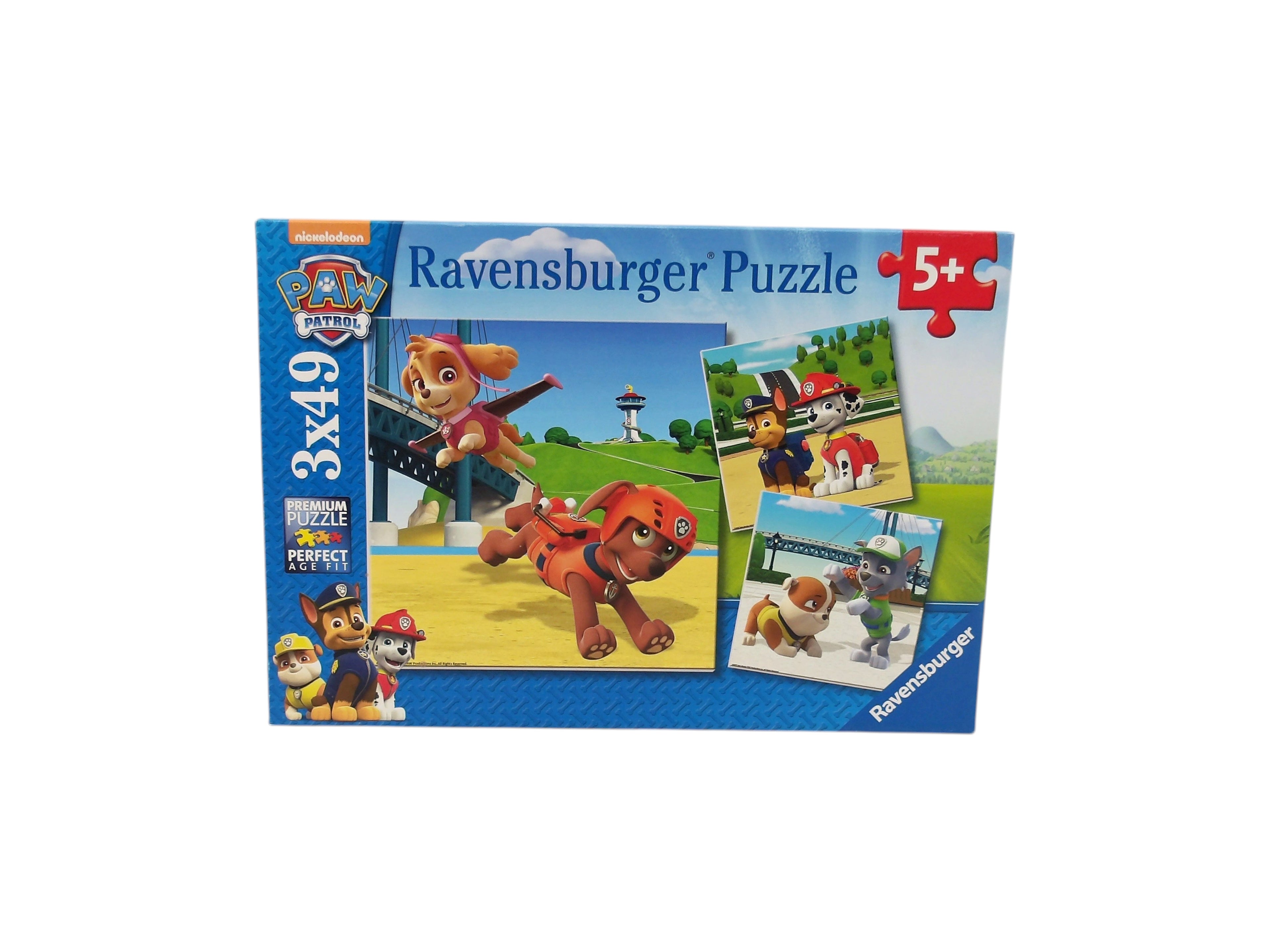 Puzzle - Pat Patrouille - 3x49 pièces- Édition 1991
