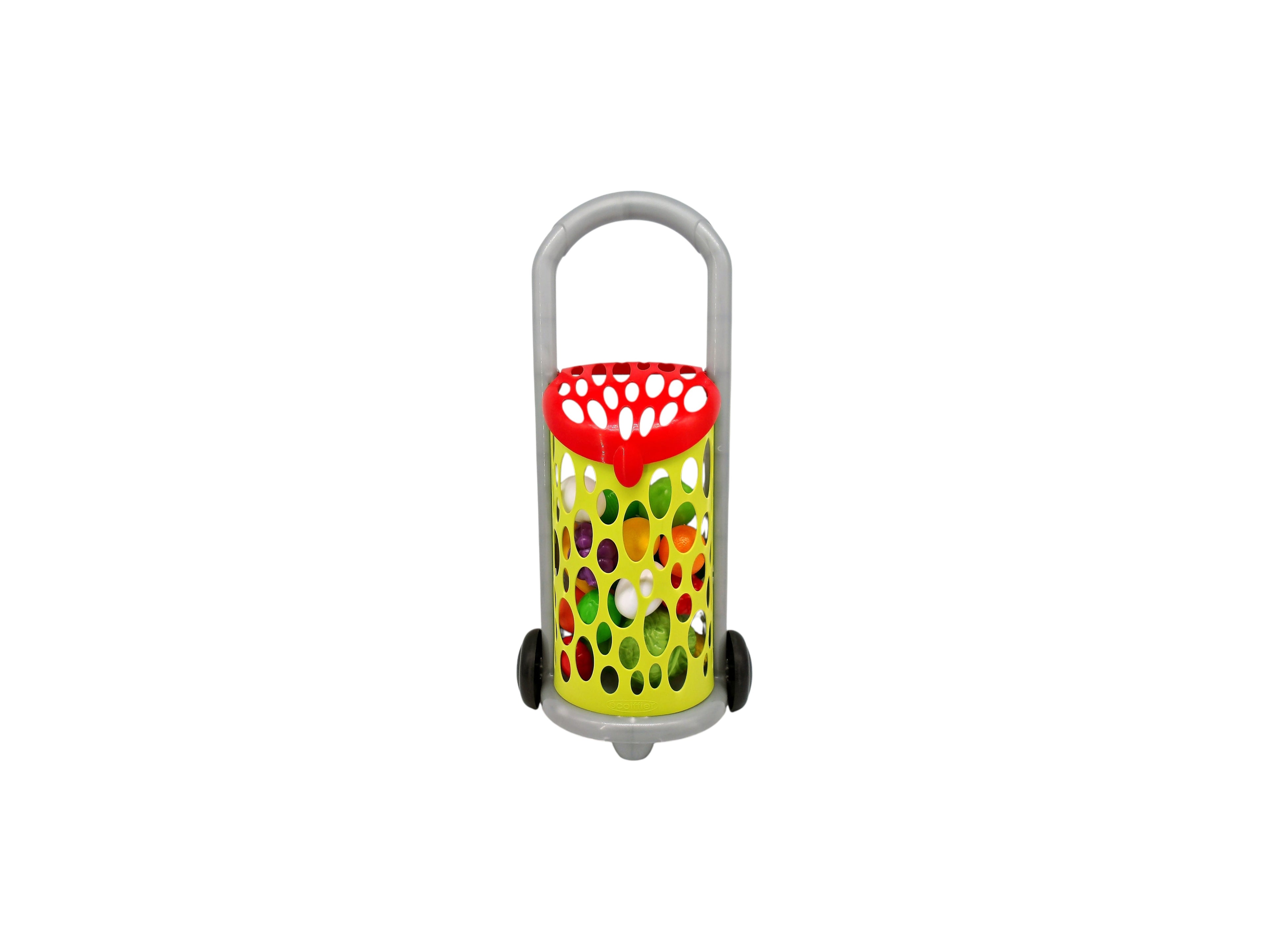 Chariot à roulettes avec accessoires