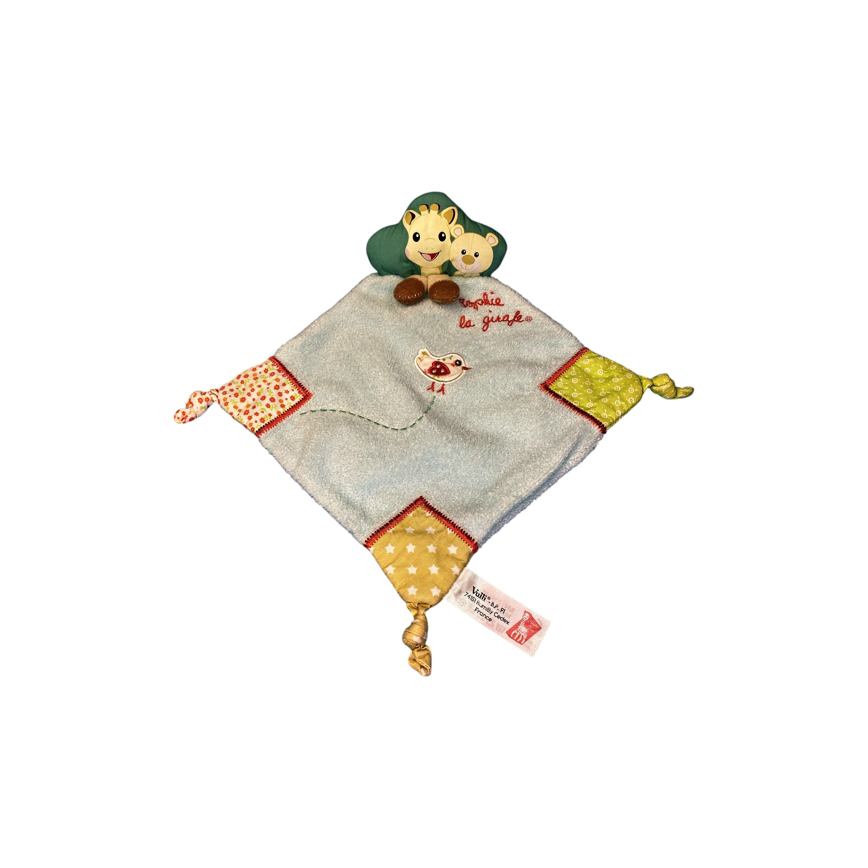 Doudou plat Sophie la girafe