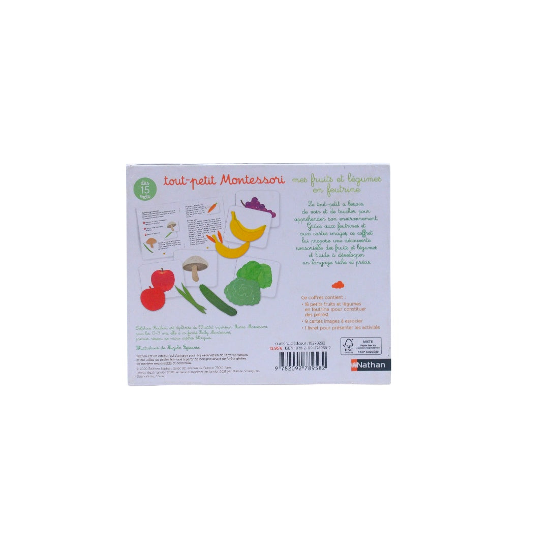 Tout-petit Montessori - Les fruits et légumes- Édition 2020