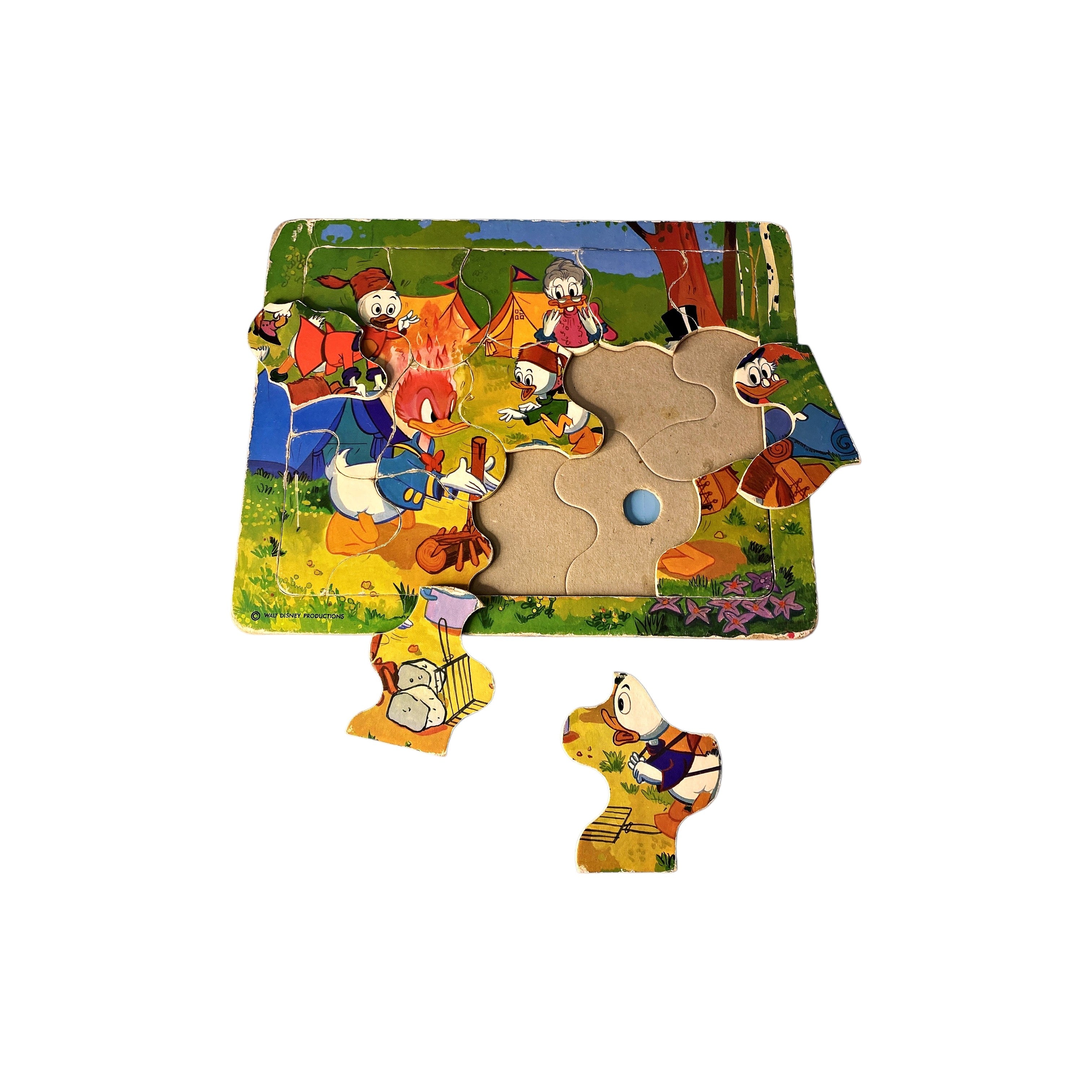 Puzzle cadre - Donald Castors Juniors - 15 pièces