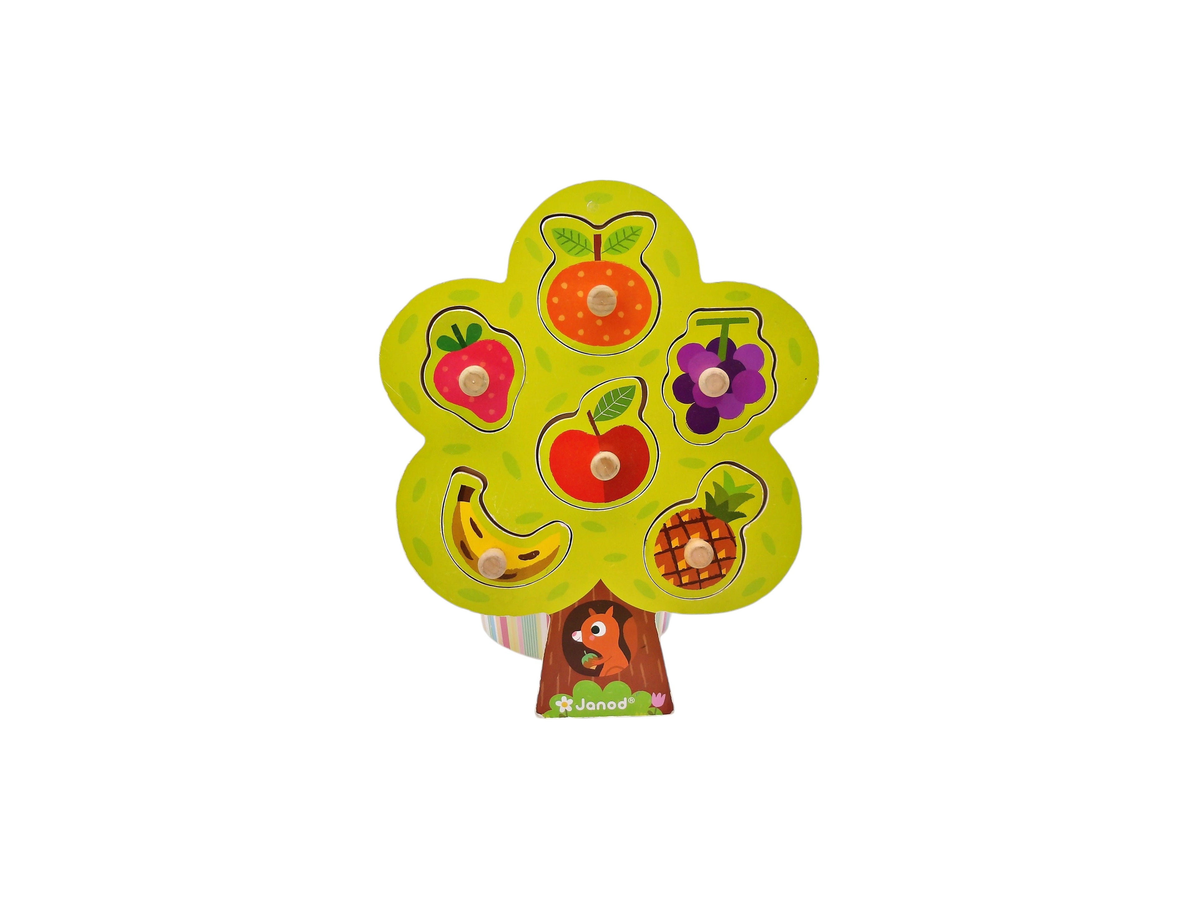 Puzzle arbre gourmand - 6 pièces