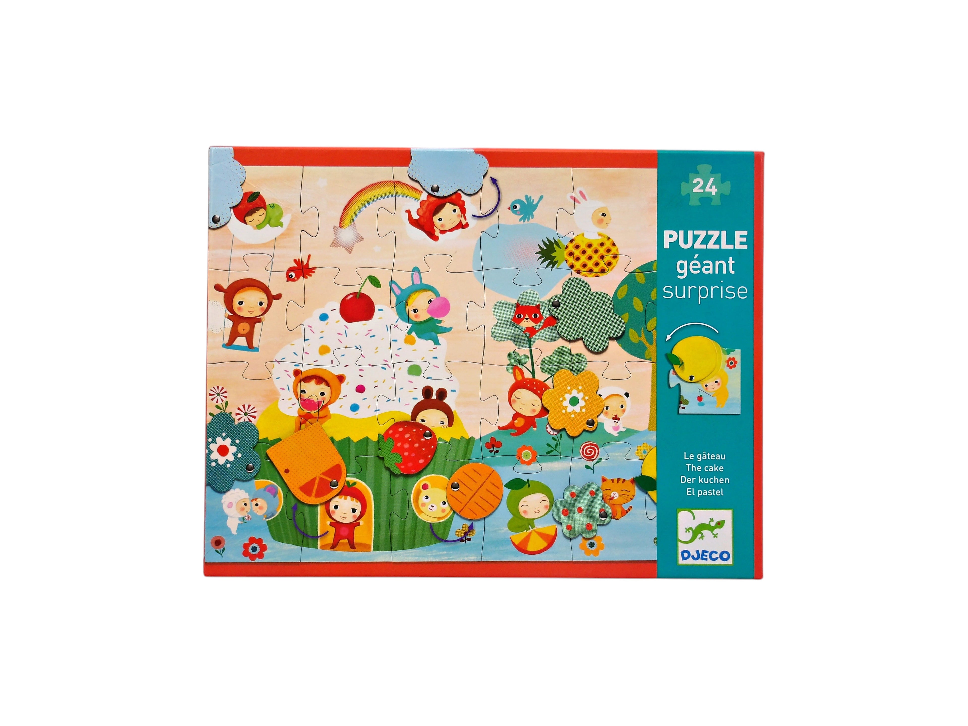 Puzzle - Géant surprise - Le gâteau - 24 pièces