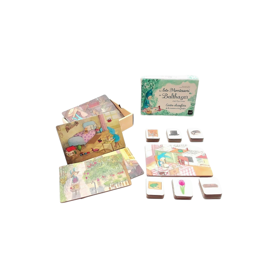 Le loto Montessori de Balthazar et de Pépin