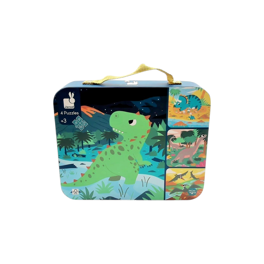 Puzzles évolutifs - Dinosaures x 4