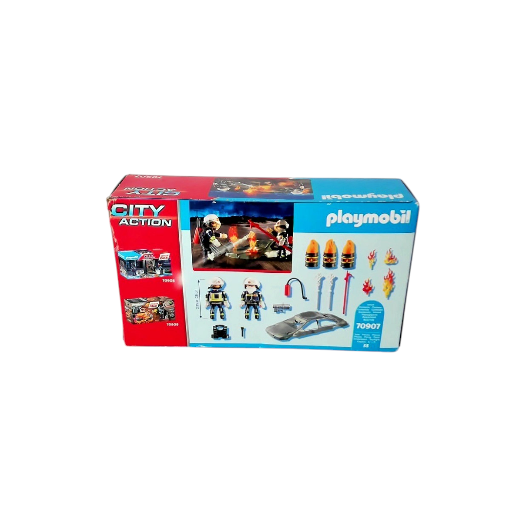 Playmobil - Pack de démarrage entraînement de pompiers - 70907