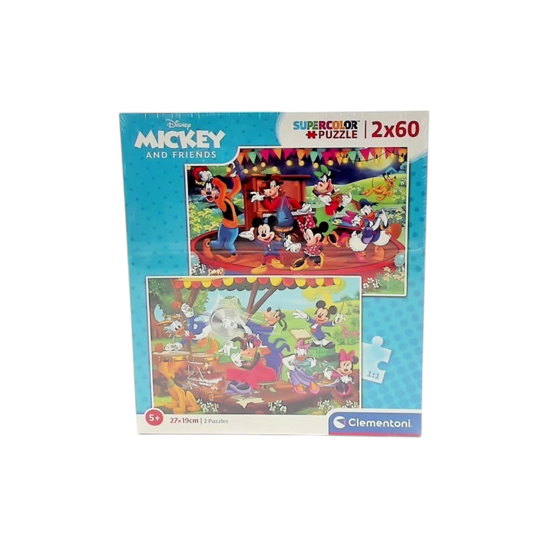 Puzzle - Mickey and Friends - 2x60 pièces